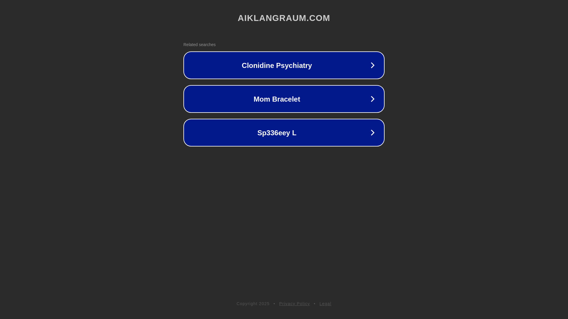website screenshot of https://aiklangraum.com/
