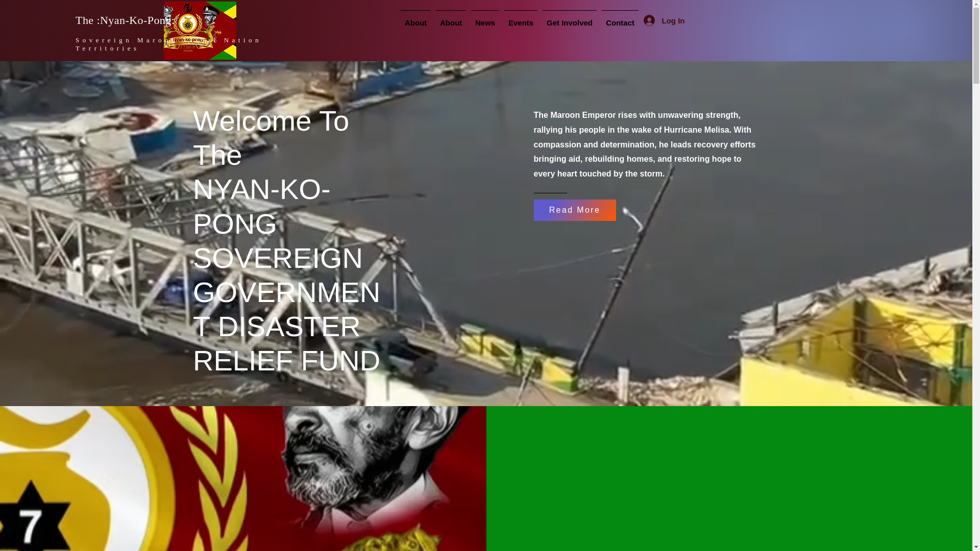 website screenshot of https://nyankopongsovereignmaroongovdisasterrelief.world/