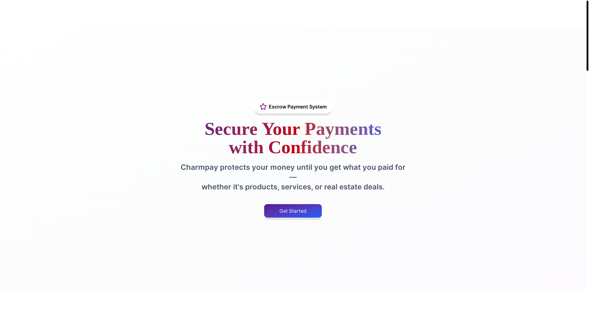 website screenshot of https://charmpay.com.ng/
