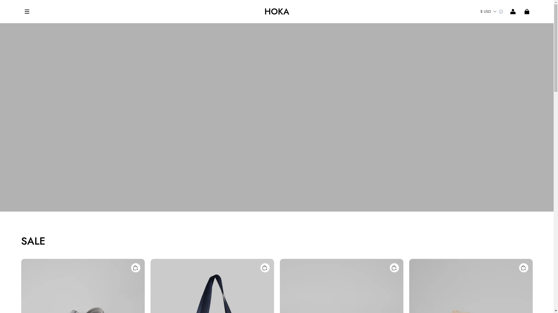 website screenshot of https://hokashopssale.com
