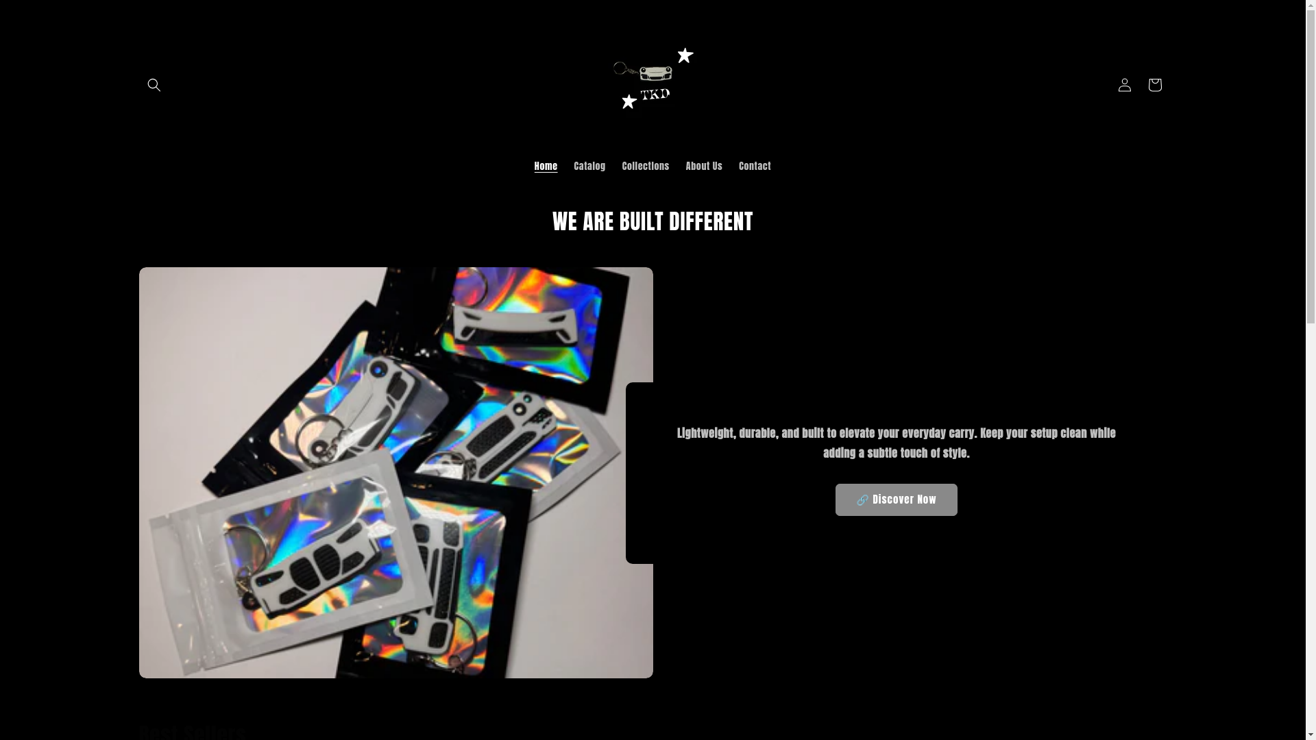 website screenshot of https://thekeychaindealer.com/