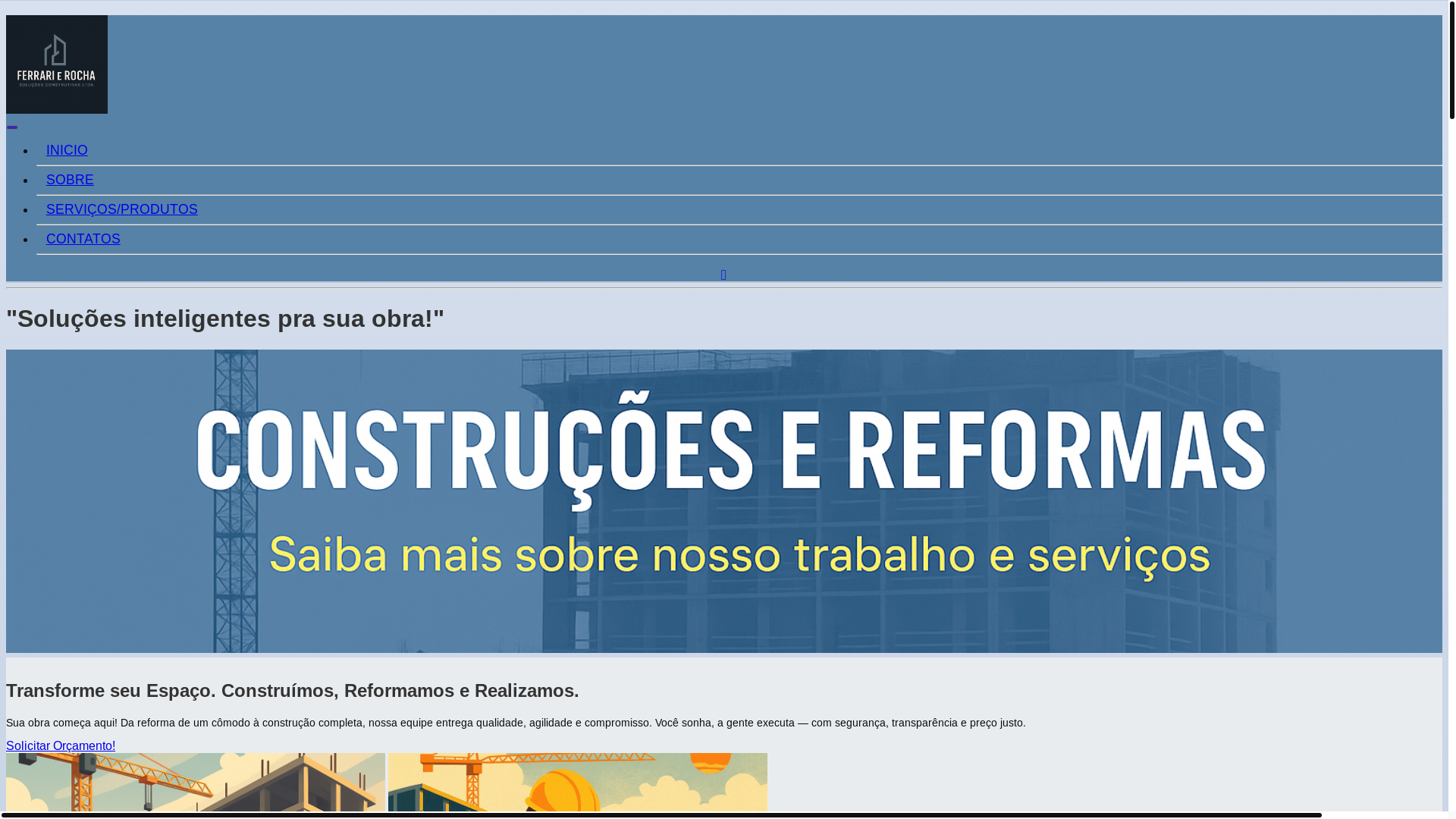 website screenshot of https://ferrarierochaengenheiros.com.br/