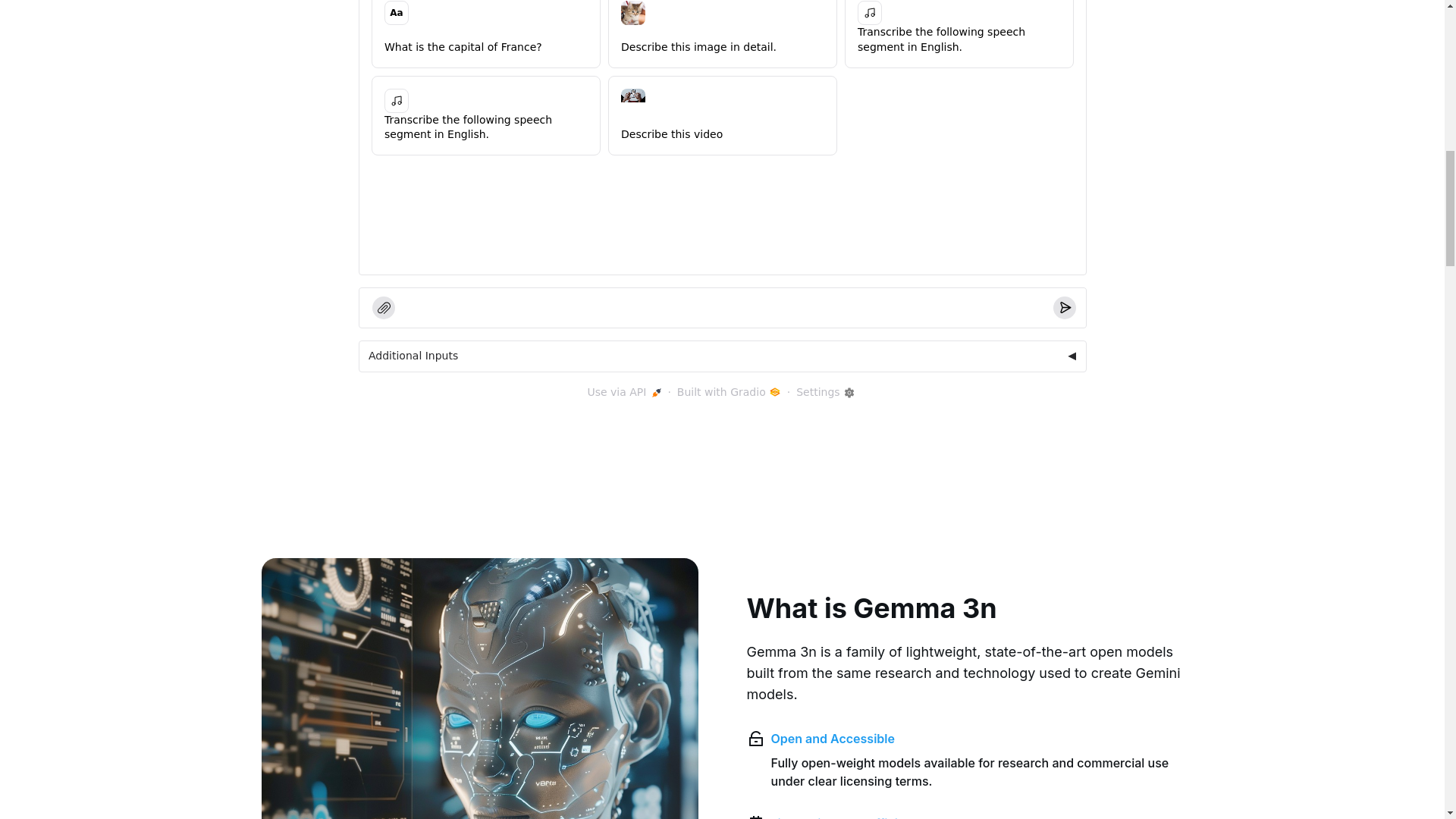 website screenshot of https://gemma3n.app/