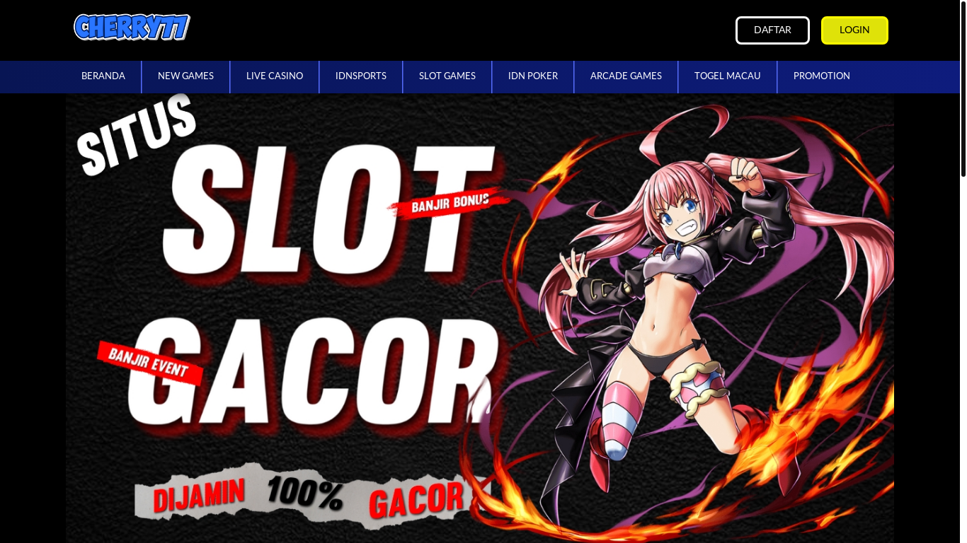 website screenshot of https://cherry77.org/
