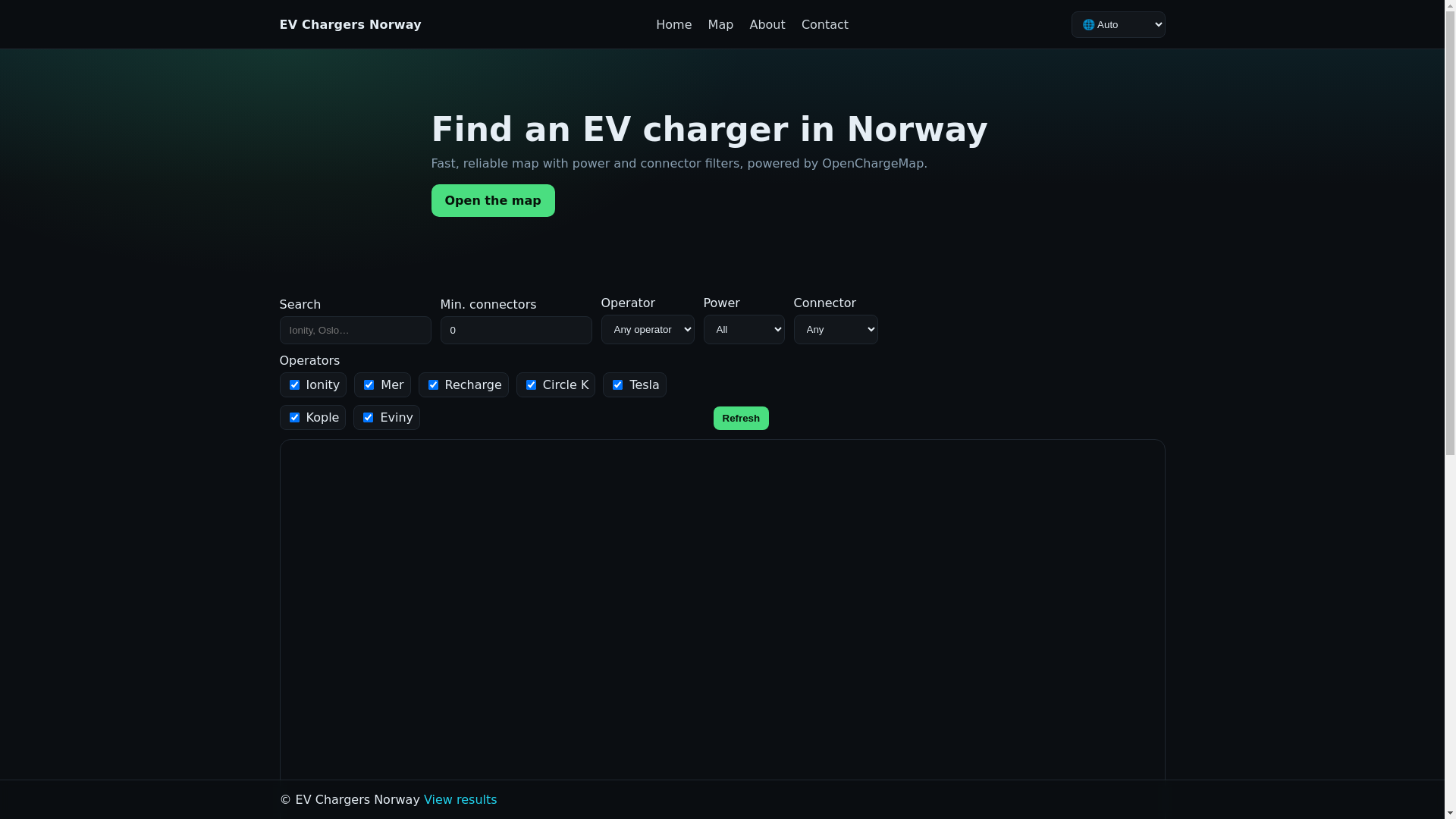 website screenshot of https://chargers.pages.dev/