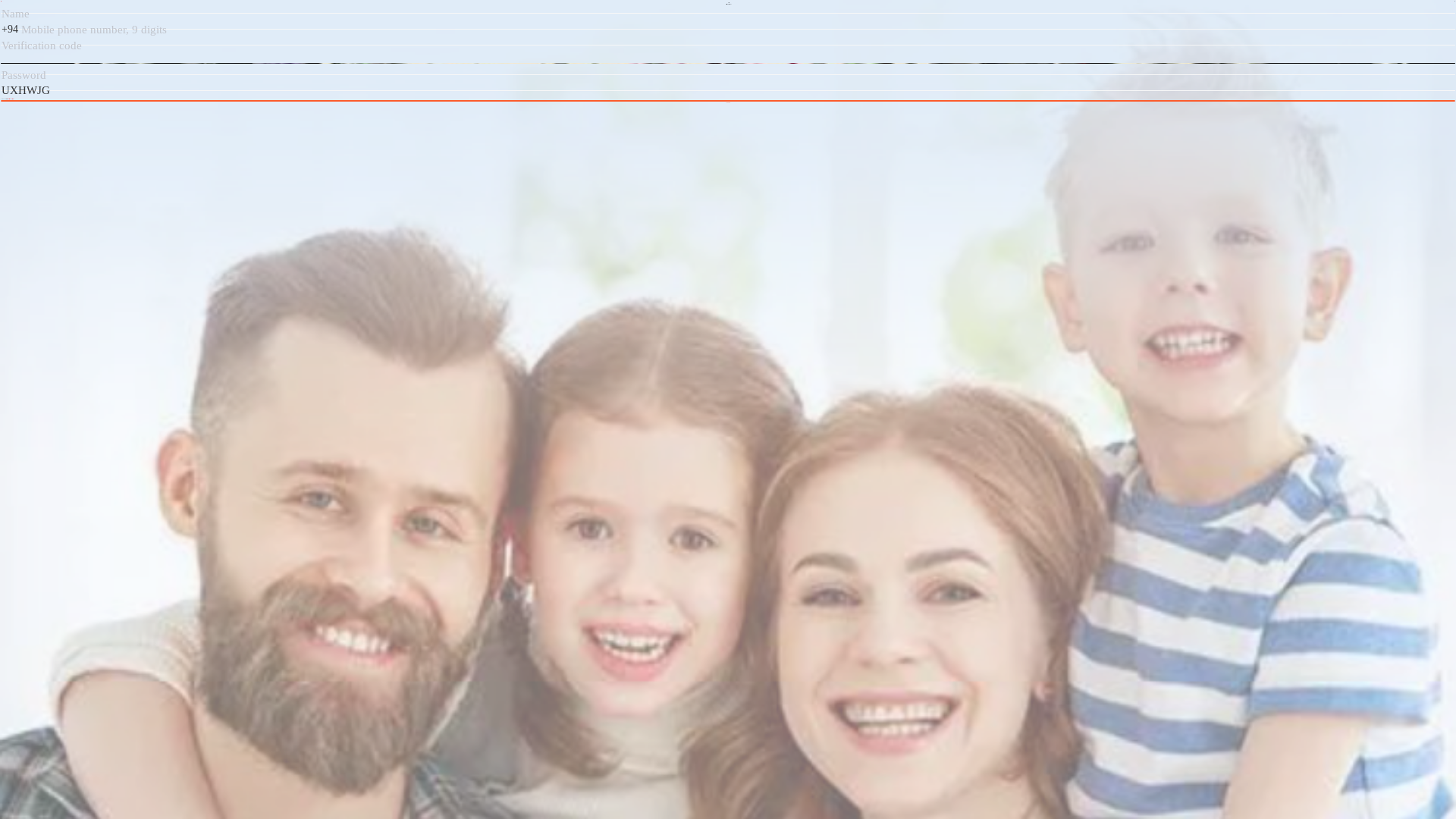 website screenshot of https://www.lkaaosom.com/#/pages/register?code=UXHWJG