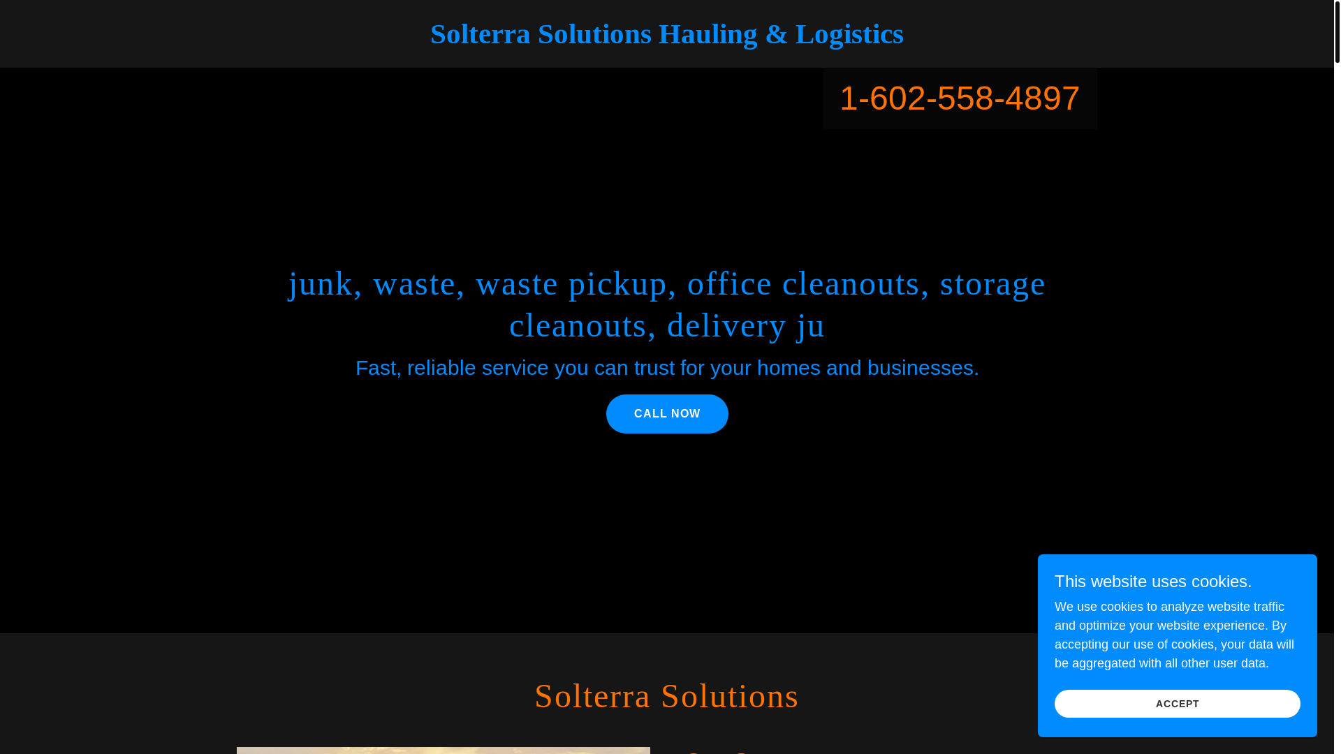 website screenshot of https://solterrsolutions48.com/