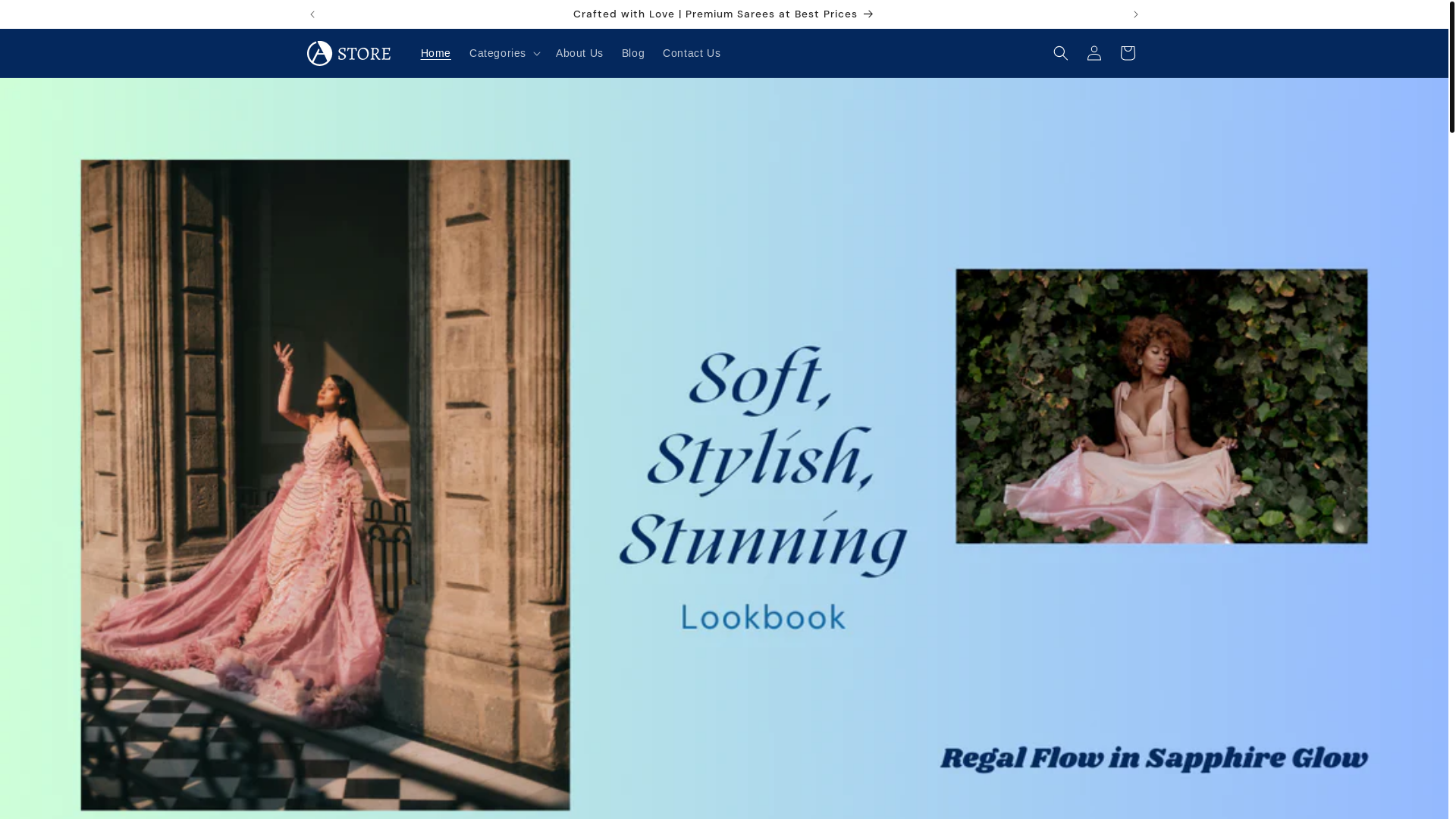 website screenshot of https://saaga.shop/