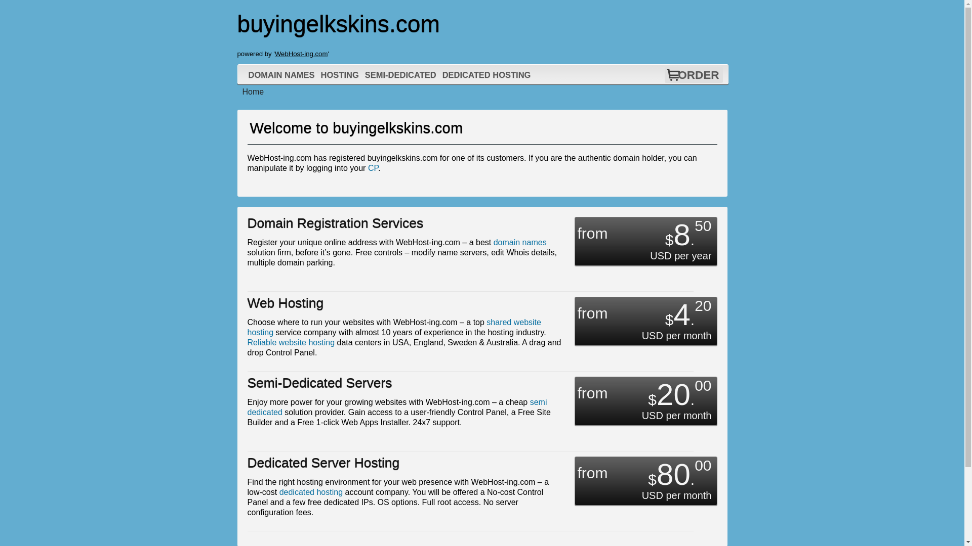 website screenshot of https://buyingelkskins.com/