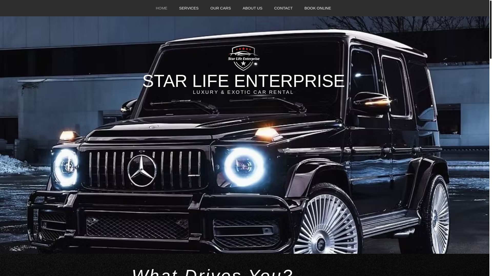 website screenshot of https://starlifeenterprises.com/
