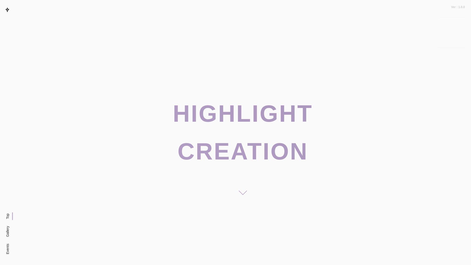 website screenshot of https://highlight-creation.com/