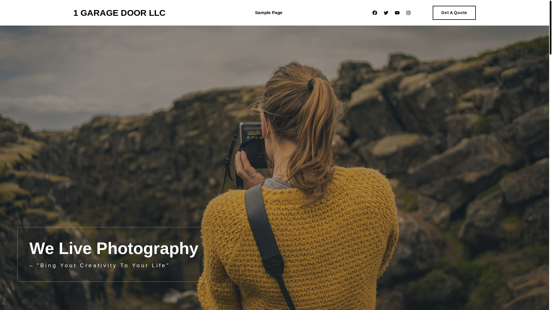 website screenshot of https://1garagedoor.click/