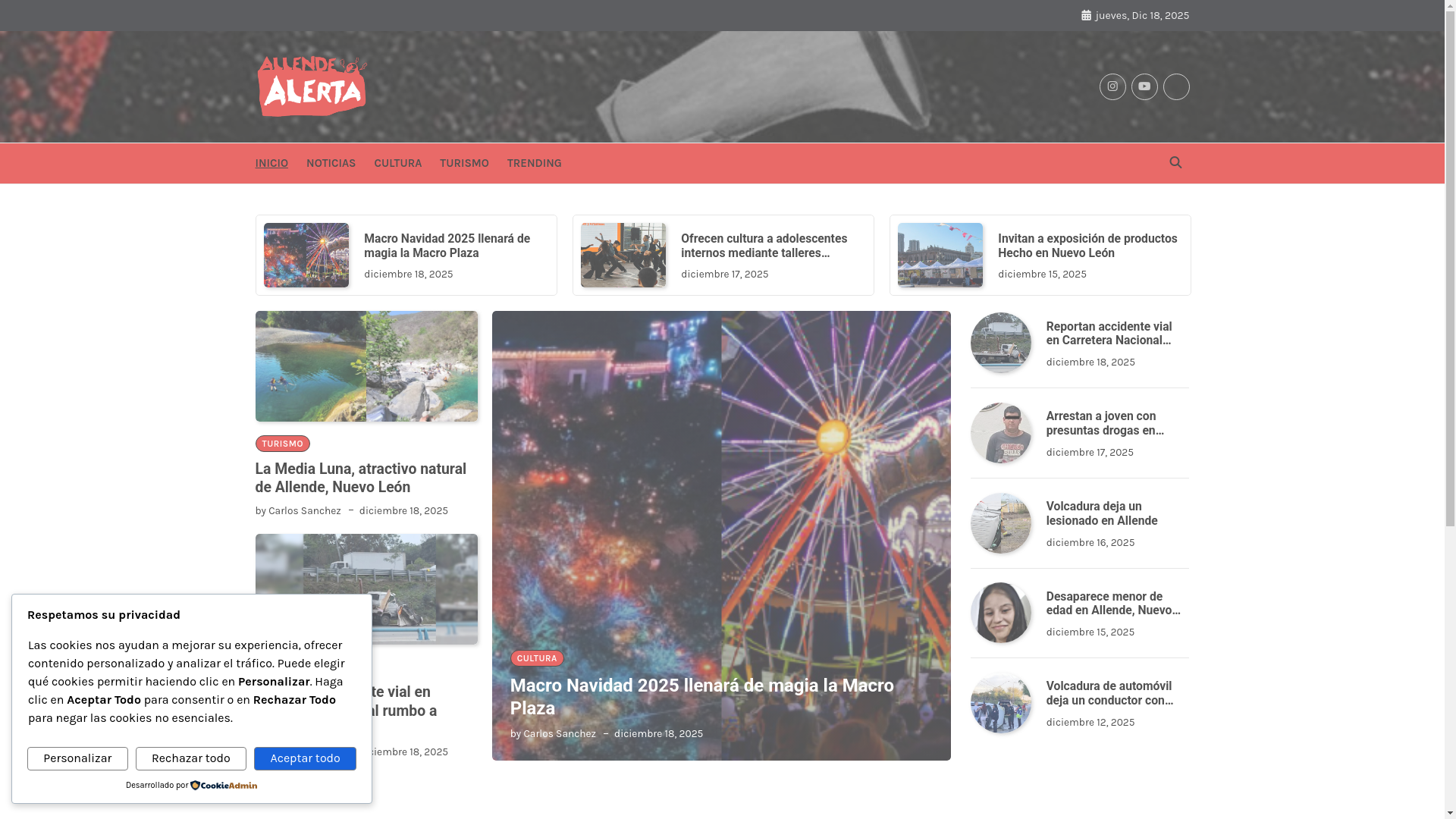 website screenshot of https://allendealerta.com/
