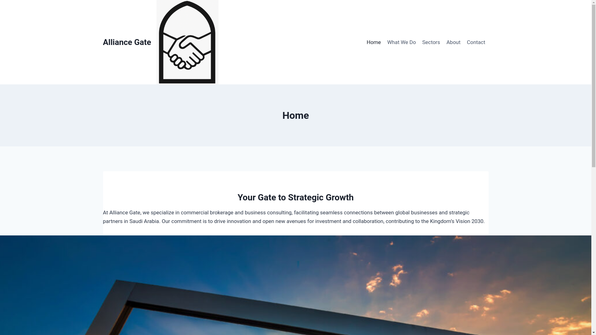 website screenshot of https://alliancegate.com.sa/