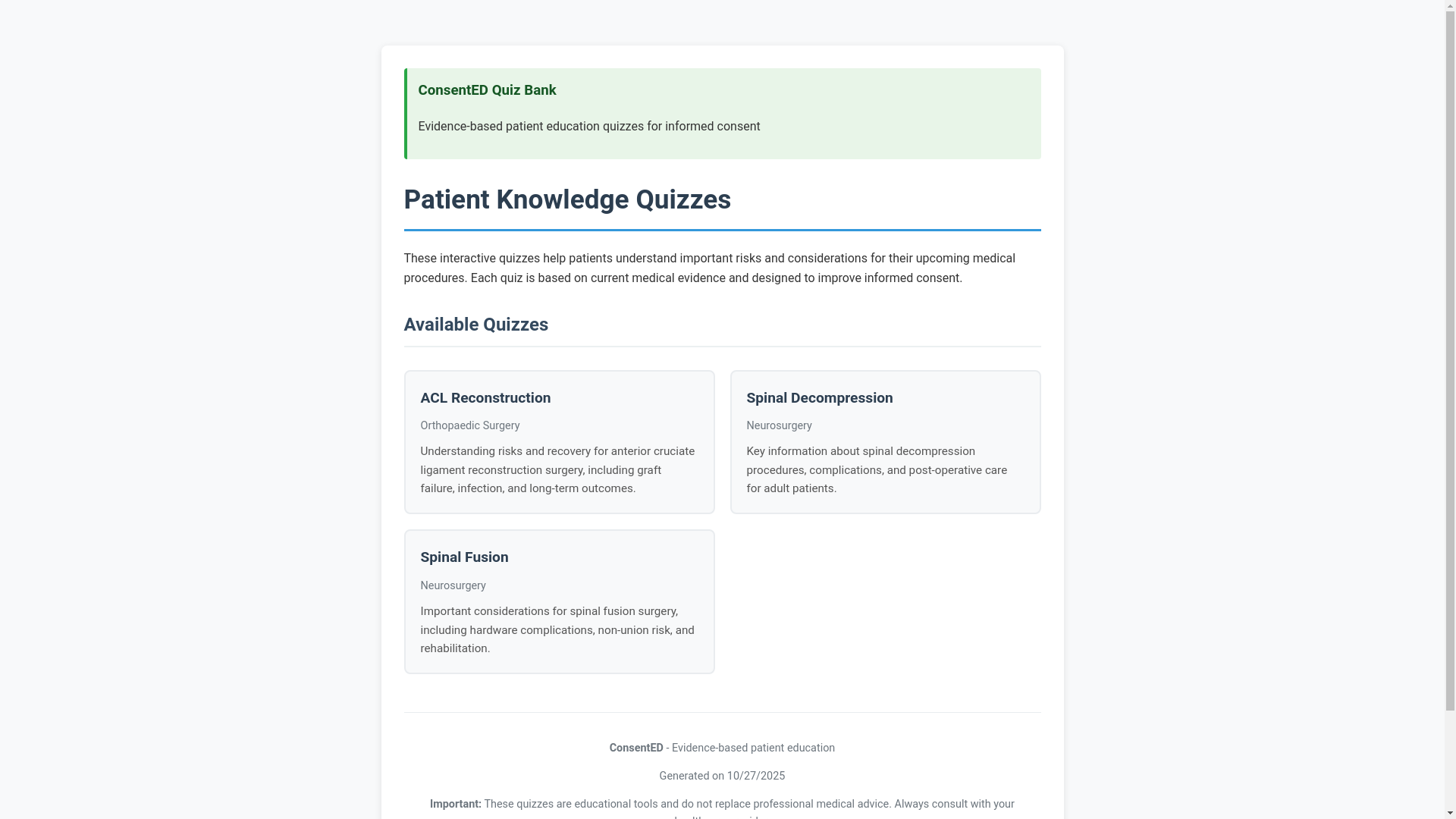 website screenshot of https://consented-quizbank.pages.dev/