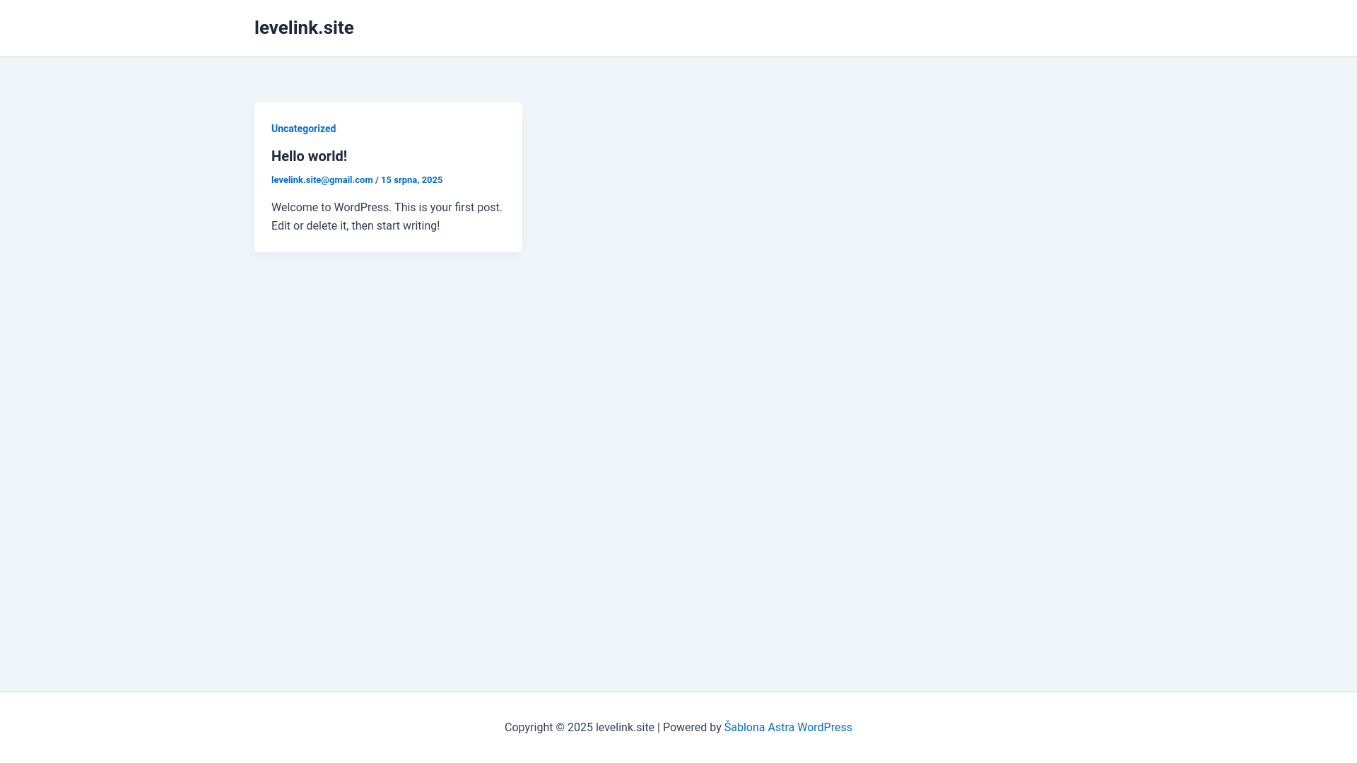 website screenshot of https://levelink.site/