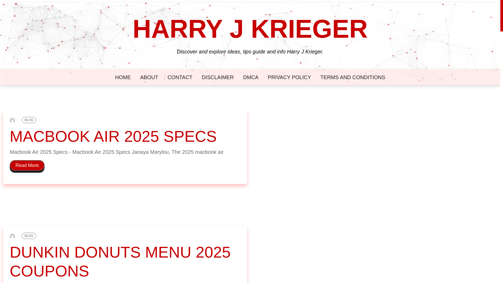 website screenshot of https://harryjkriegern.pages.dev/