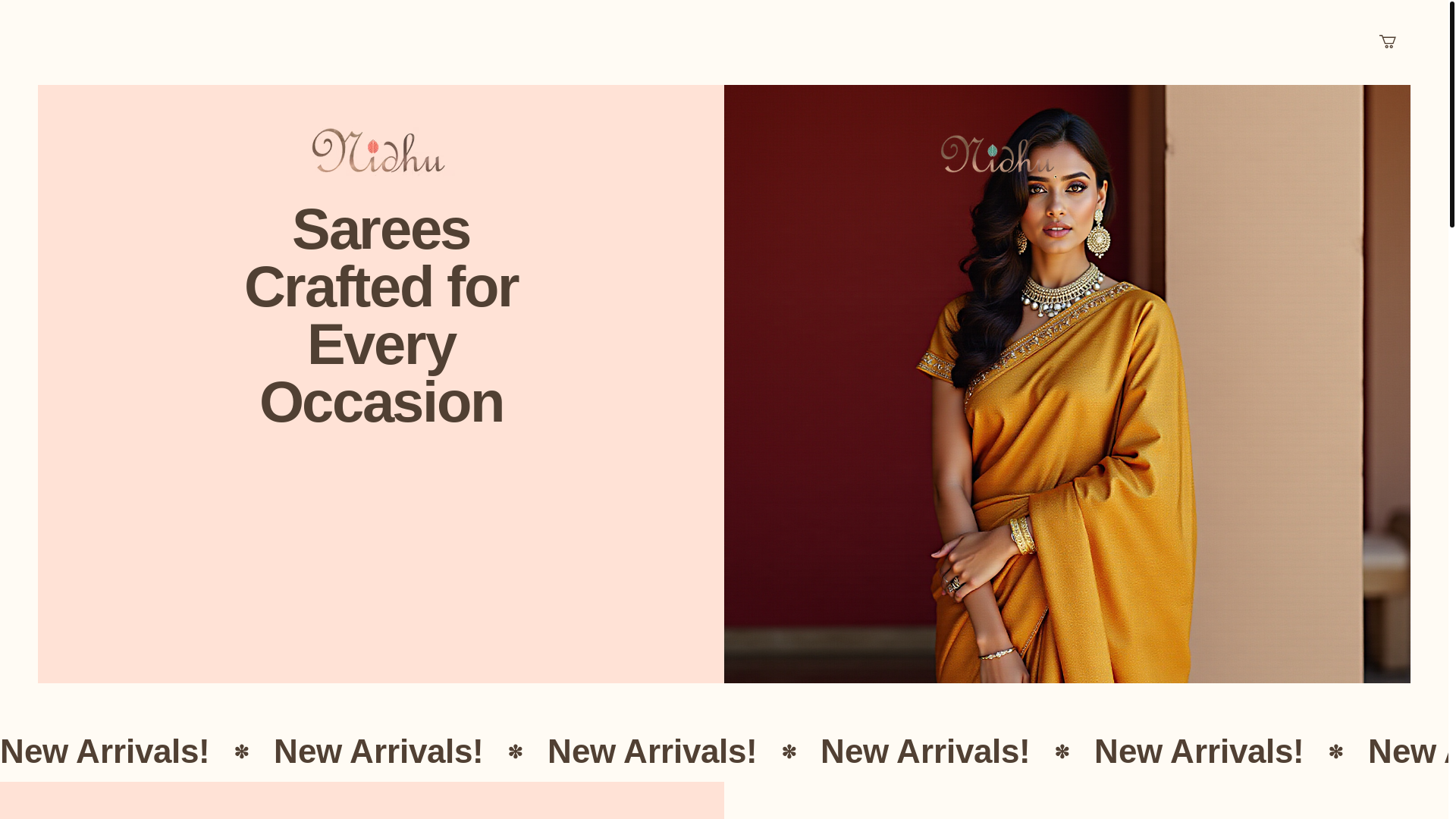 website screenshot of https://nidhuvastra.com/
