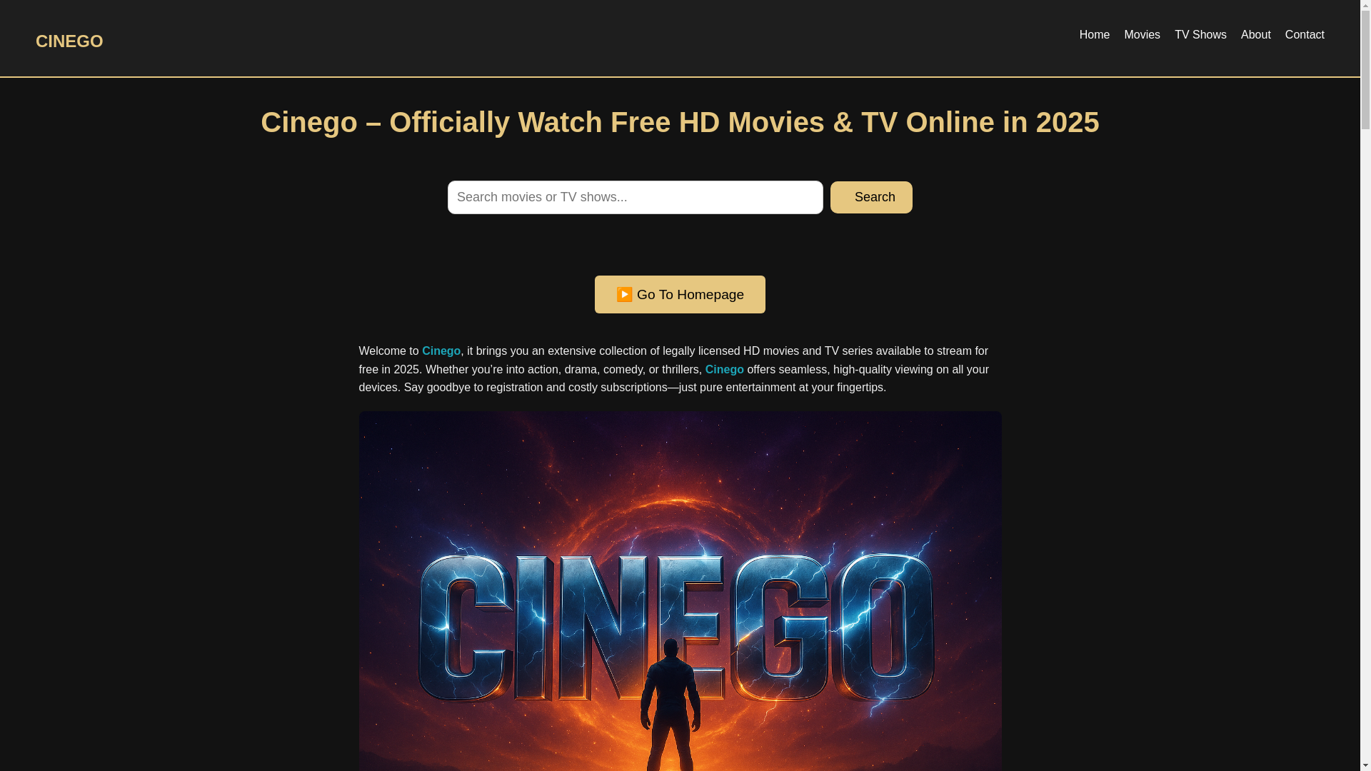 website screenshot of https://cinego.media/