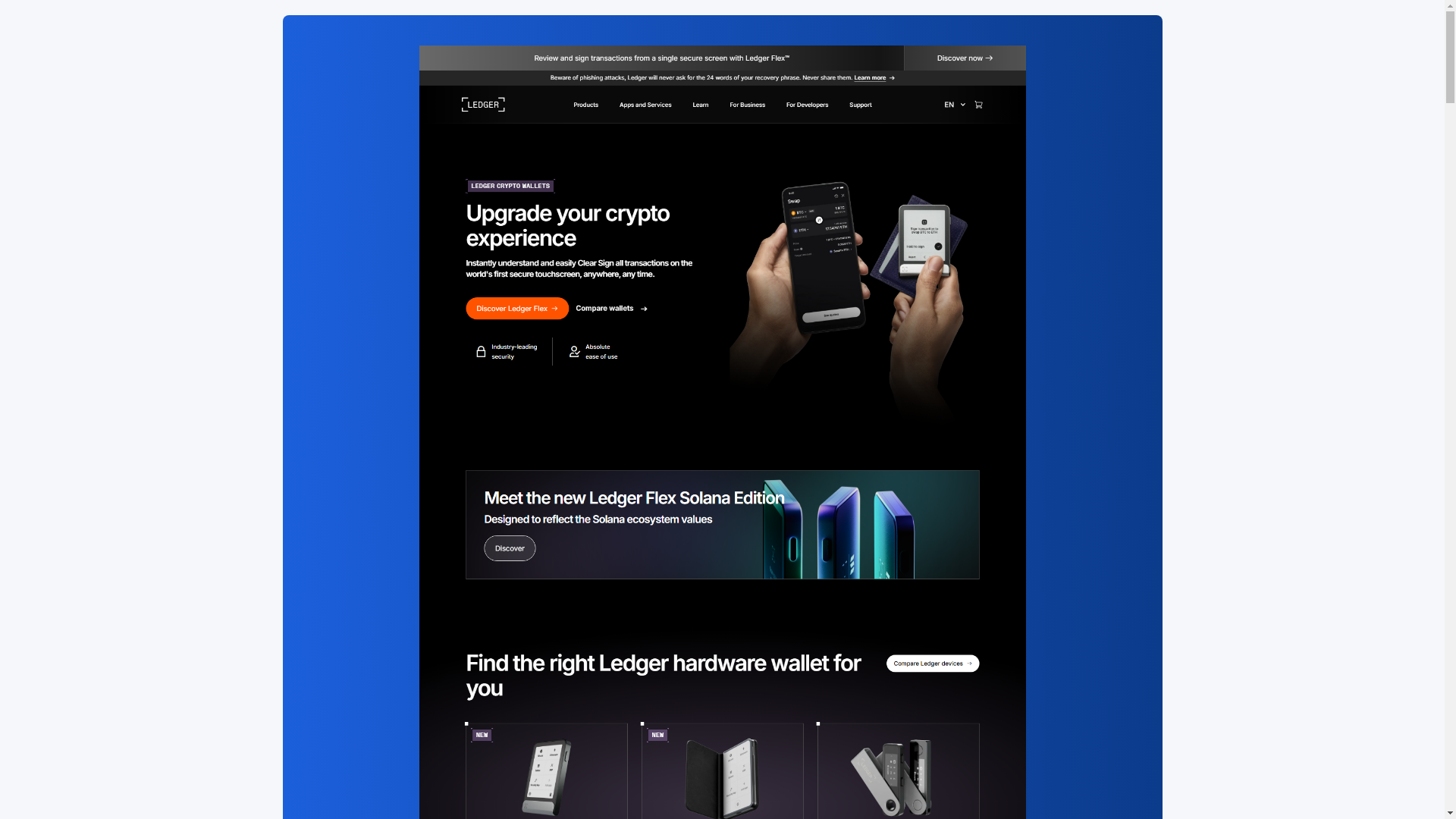 website screenshot of https://ledger-live-wallet-help.pages.dev/