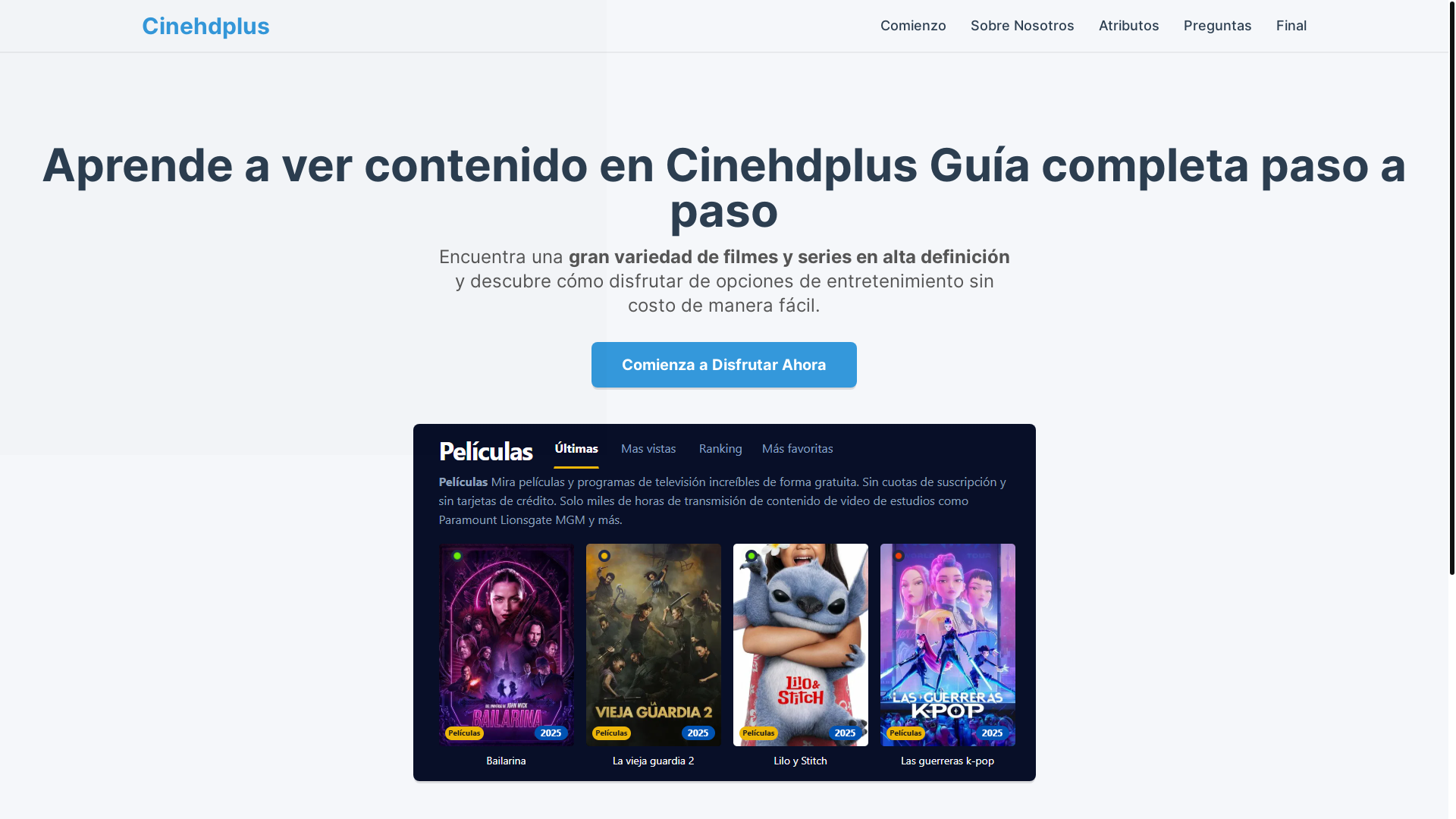 website screenshot of https://cinehdplus-41zn.pages.dev/