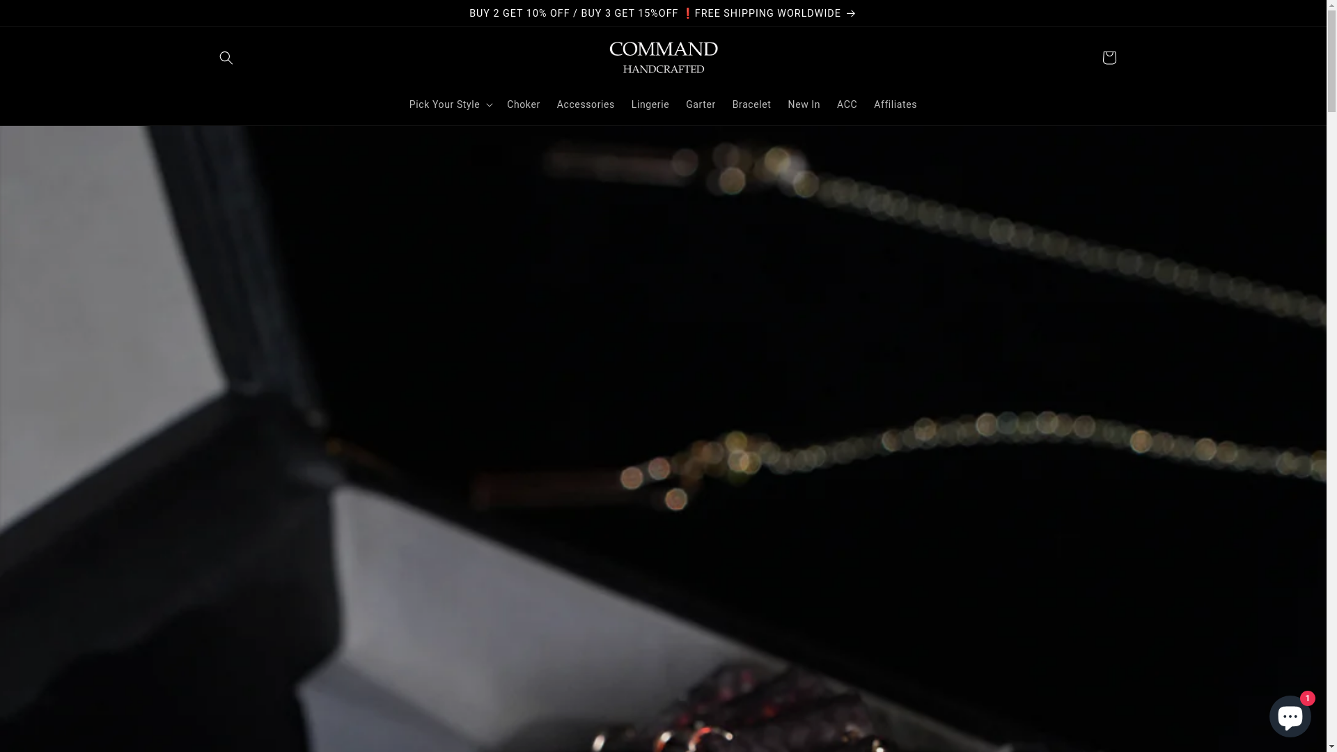 website screenshot of https://command-handmade.com/
