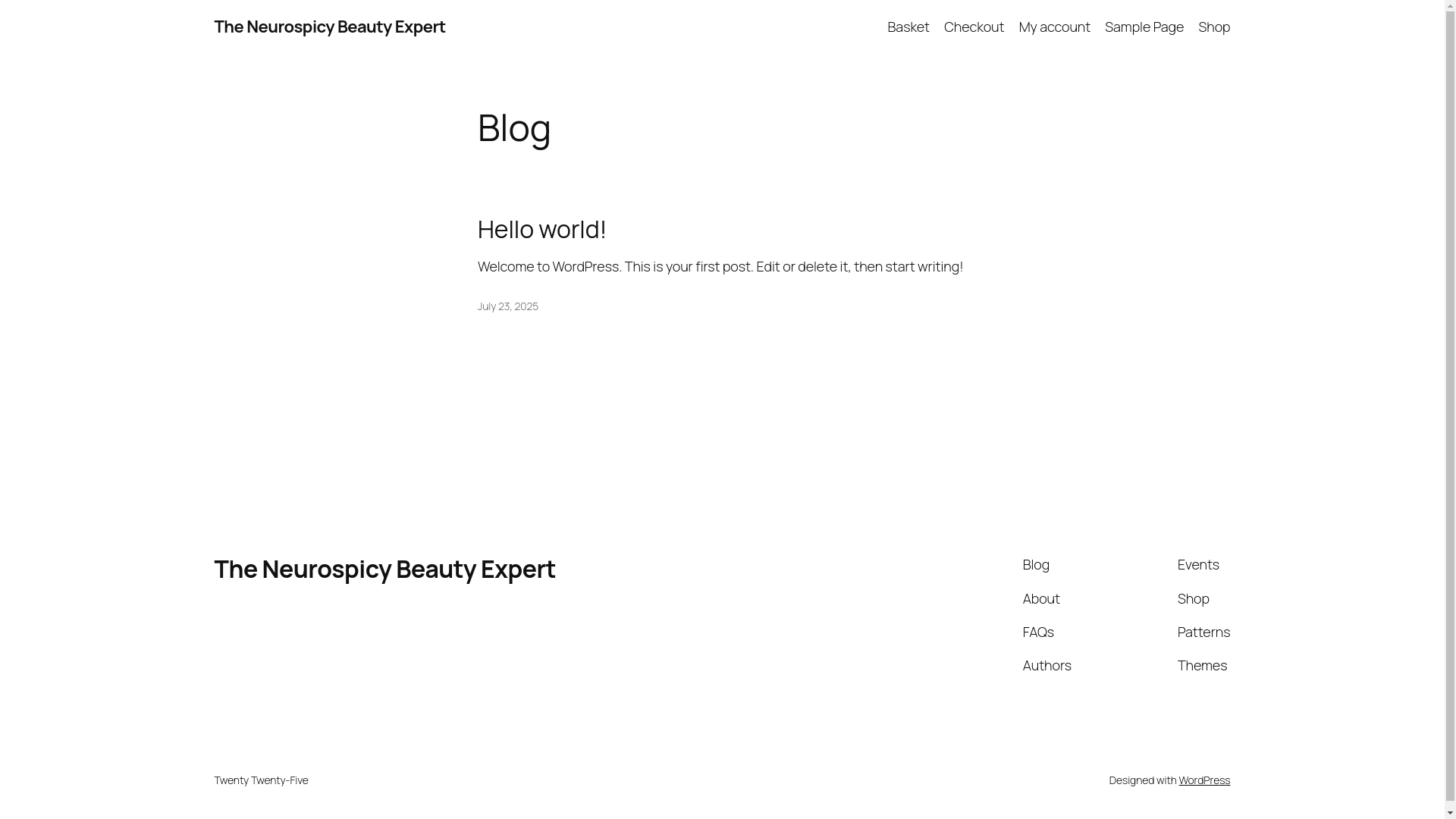 website screenshot of https://neurospicybeautyexpert.com/