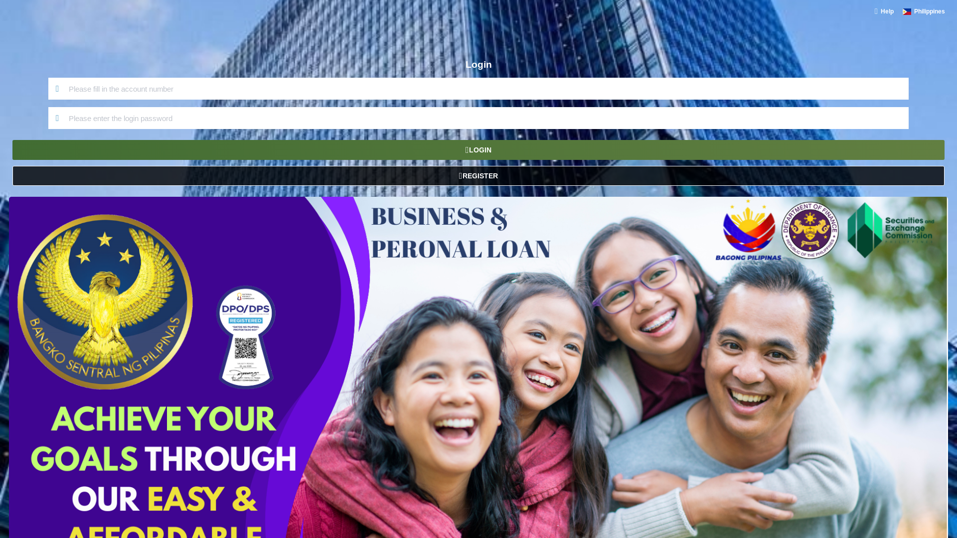 website screenshot of https://cashloanserviceph.info/