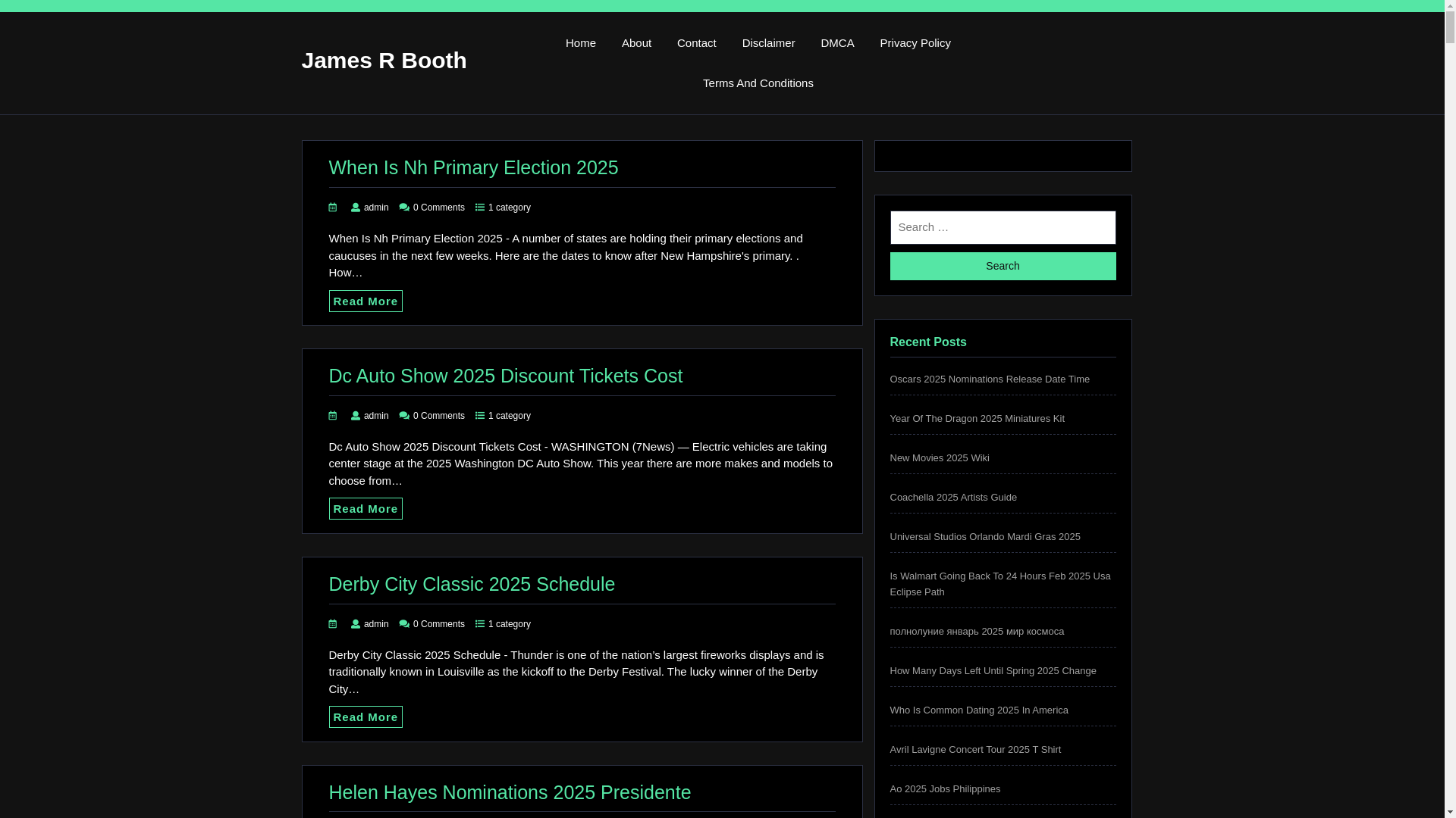 website screenshot of https://jamesrboothd.pages.dev/