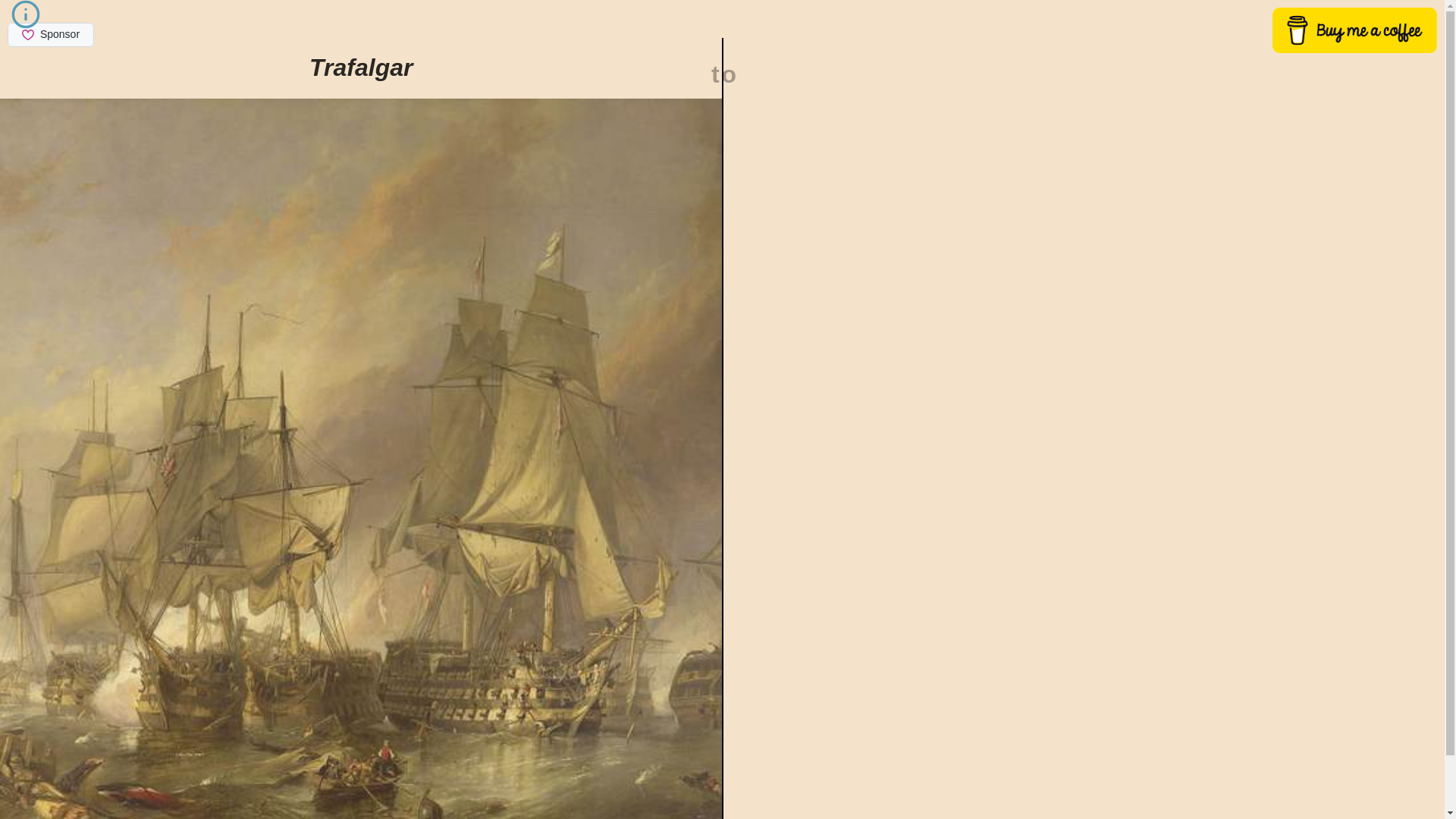 website screenshot of https://trafalgar-to-trenches.pages.dev/