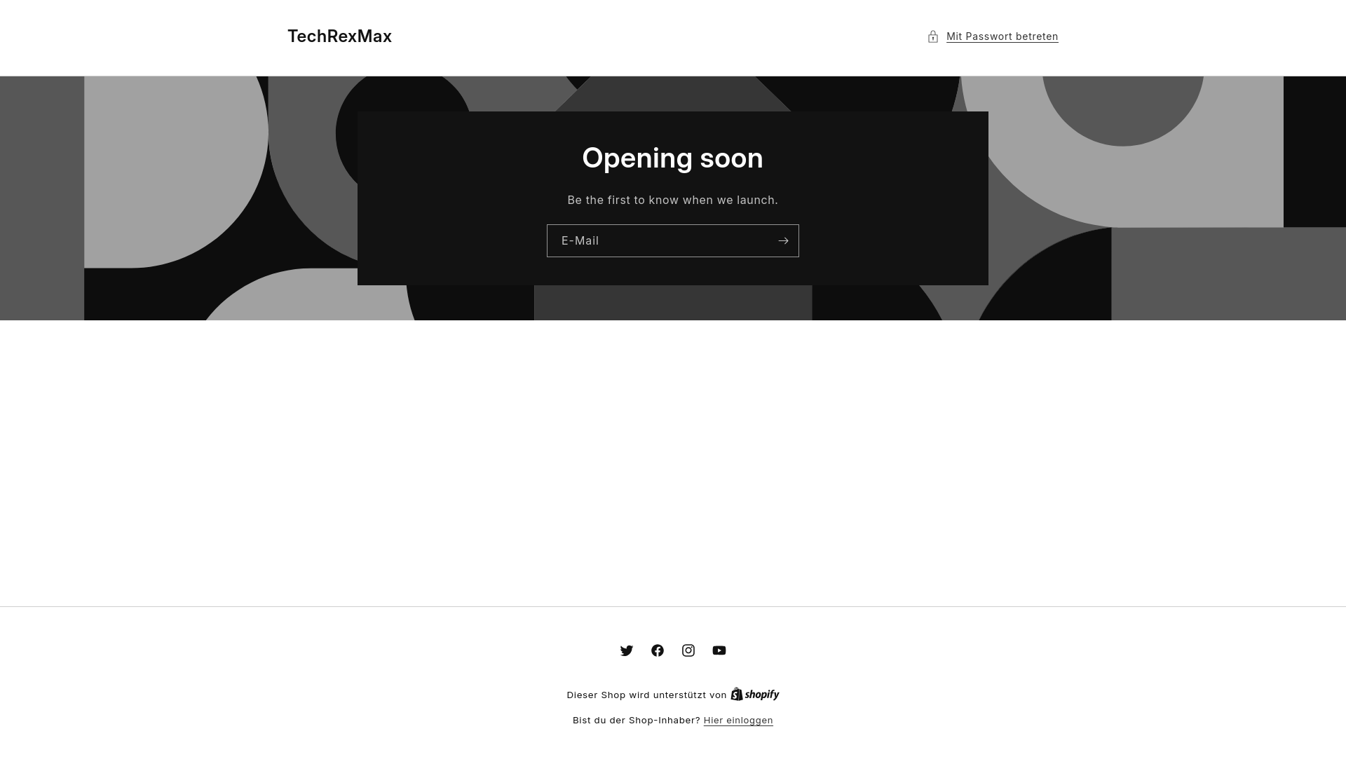 website screenshot of https://techrexmax.de/