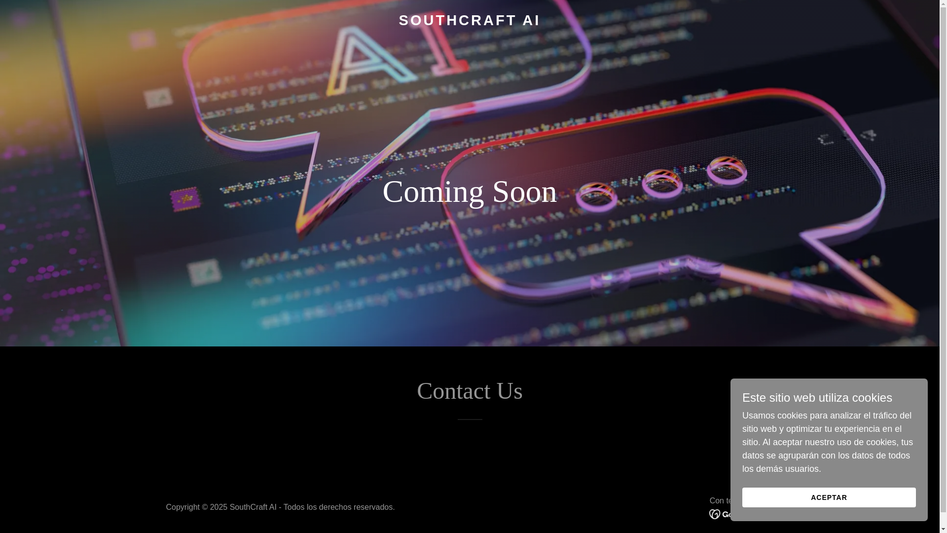website screenshot of https://southcraftai.com/