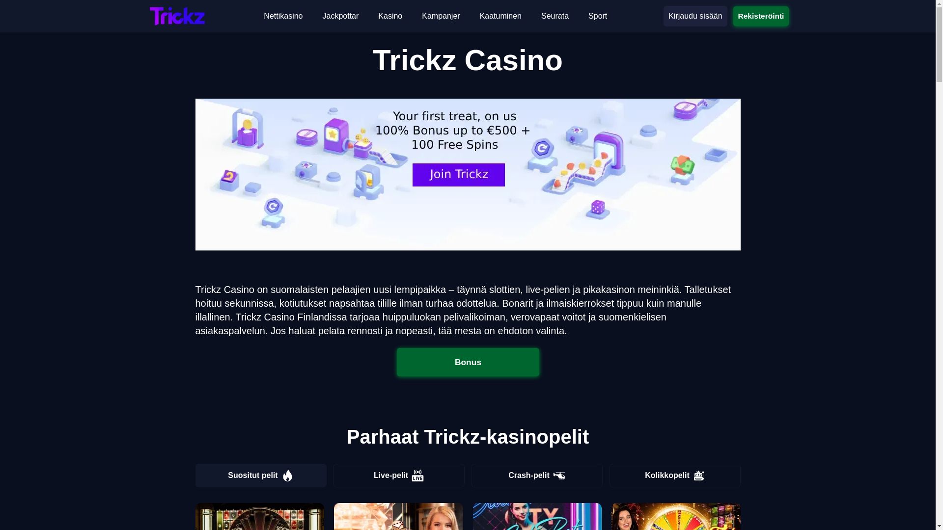 website screenshot of https://trickzcasino-fi-5130.pages.dev/