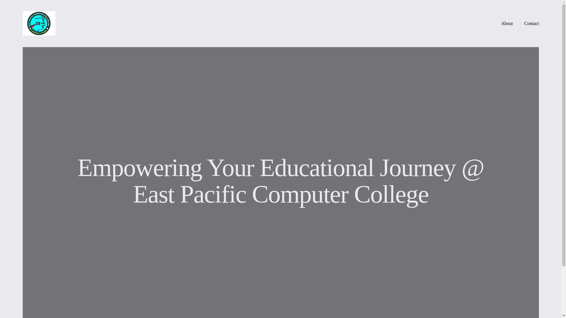 website screenshot of https://epcc-edu.com/