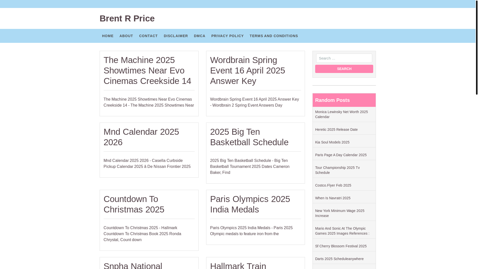 website screenshot of https://brentrpricea.pages.dev/