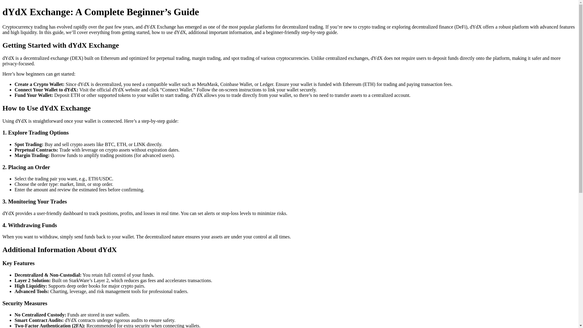 website screenshot of https://getting-started-dydx-exchange.pages.dev/