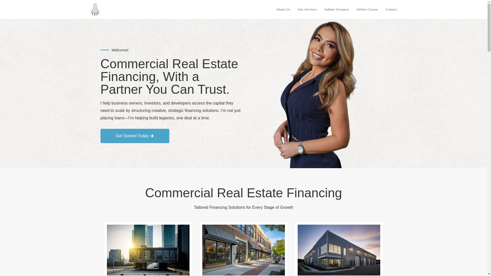 website screenshot of https://crecapitalinvestments.com/
