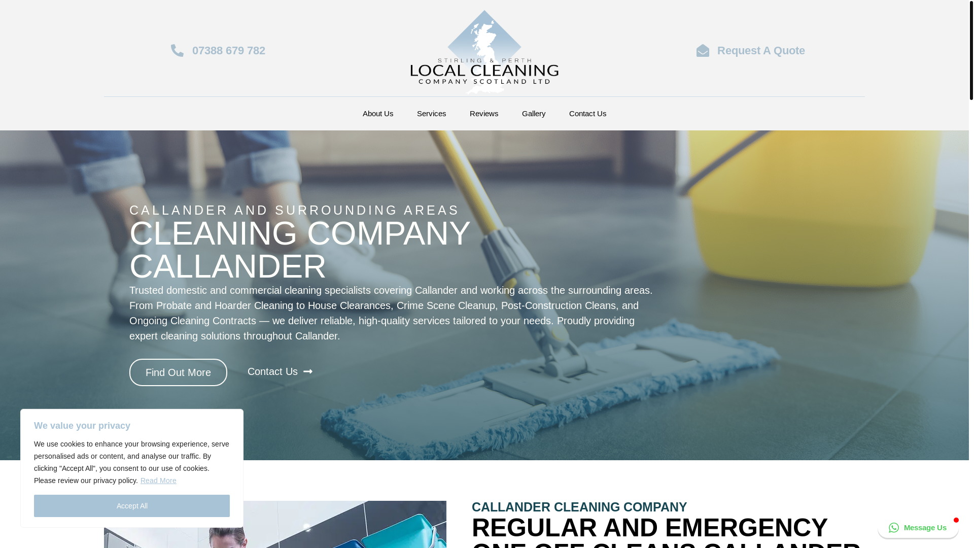 website screenshot of https://cleaningcompanyperth.co.uk/