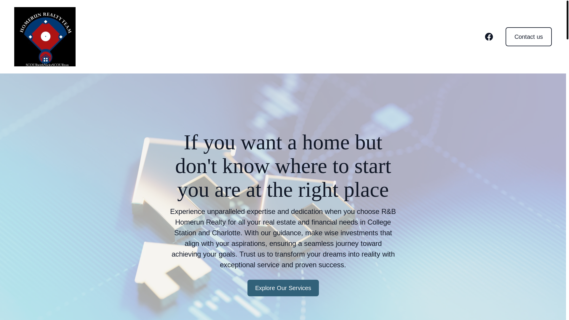 website screenshot of https://rbhomerunproperty.com/