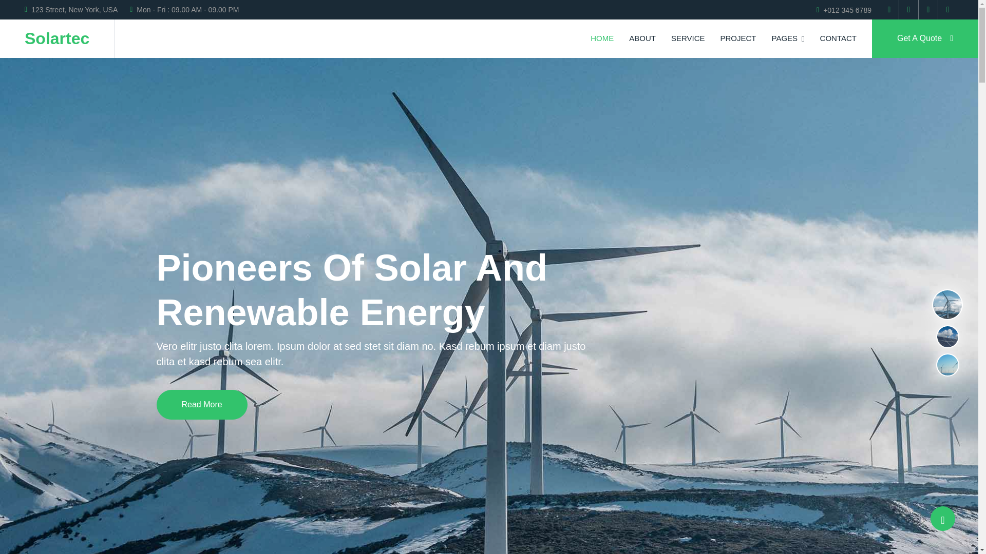 website screenshot of https://solarflare.pages.dev/