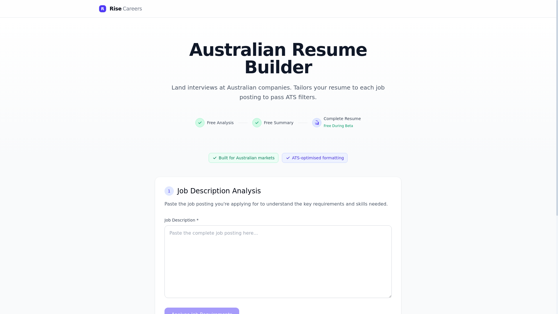 website screenshot of https://getdawn.com.au/