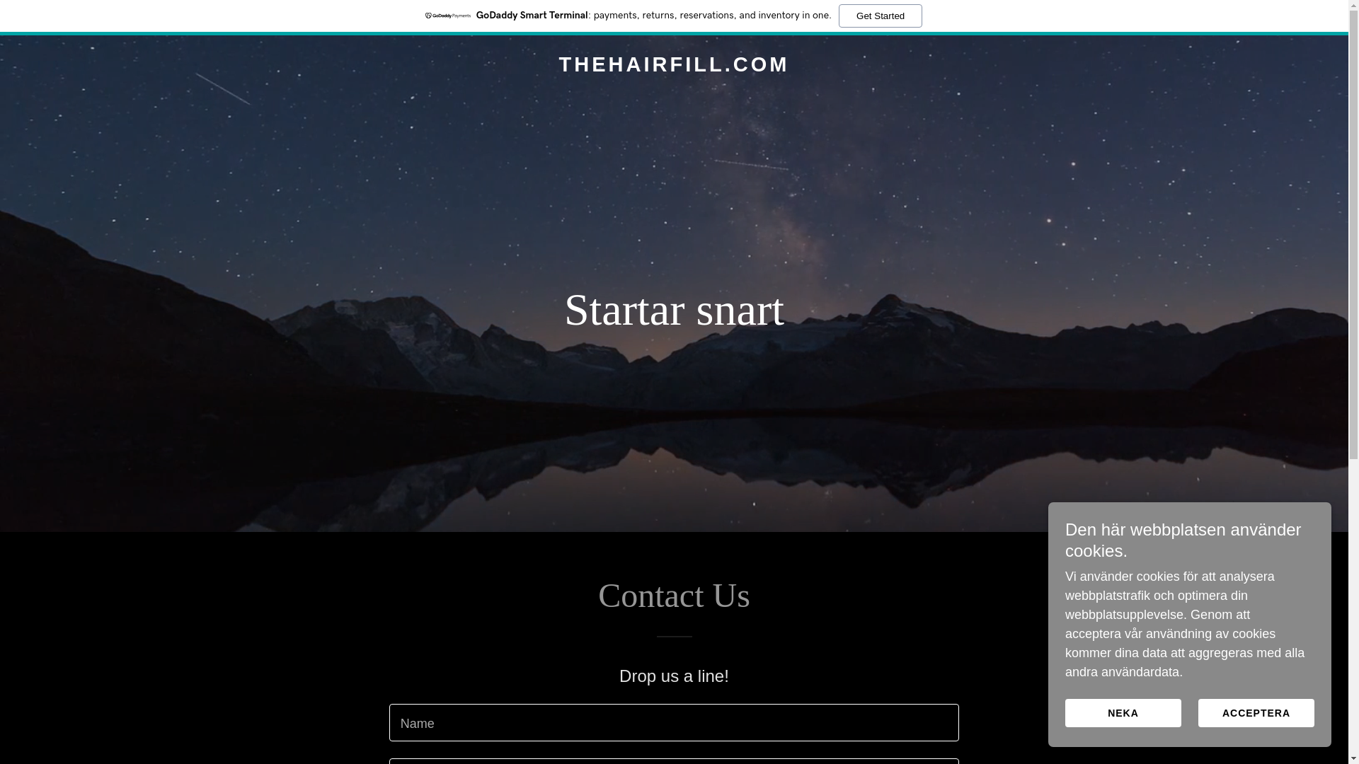 website screenshot of https://thehairfill.com/