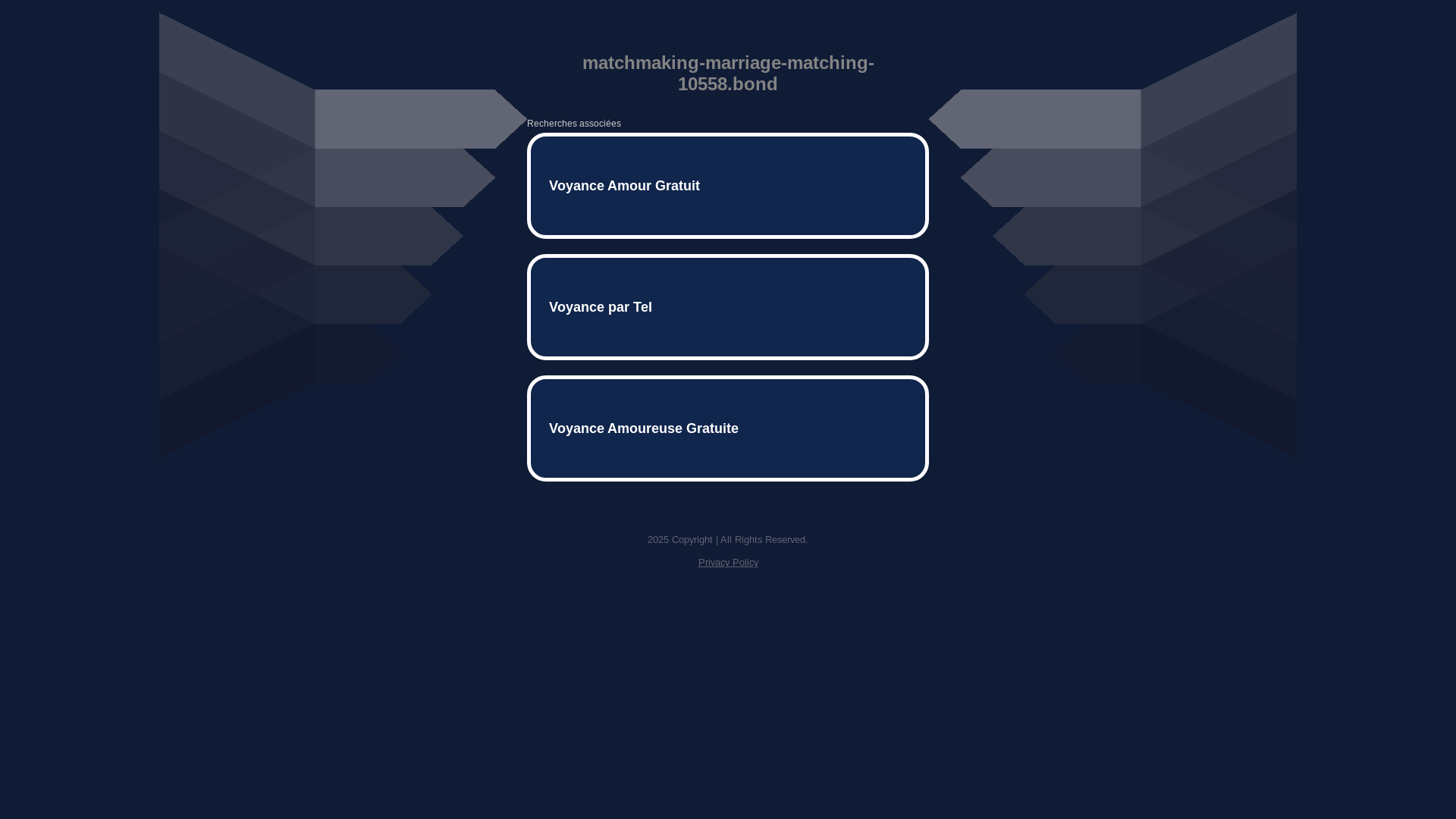 website screenshot of https://matchmaking-marriage-matching-10558.bond/