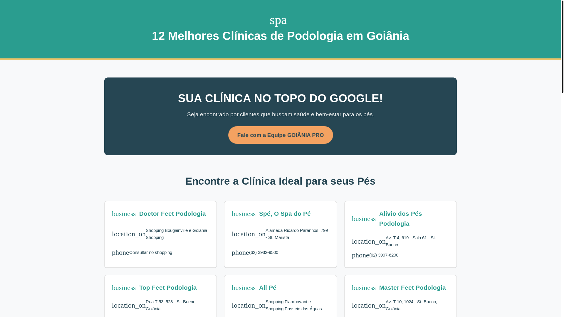 website screenshot of https://podologia-em-goiania.pages.dev/