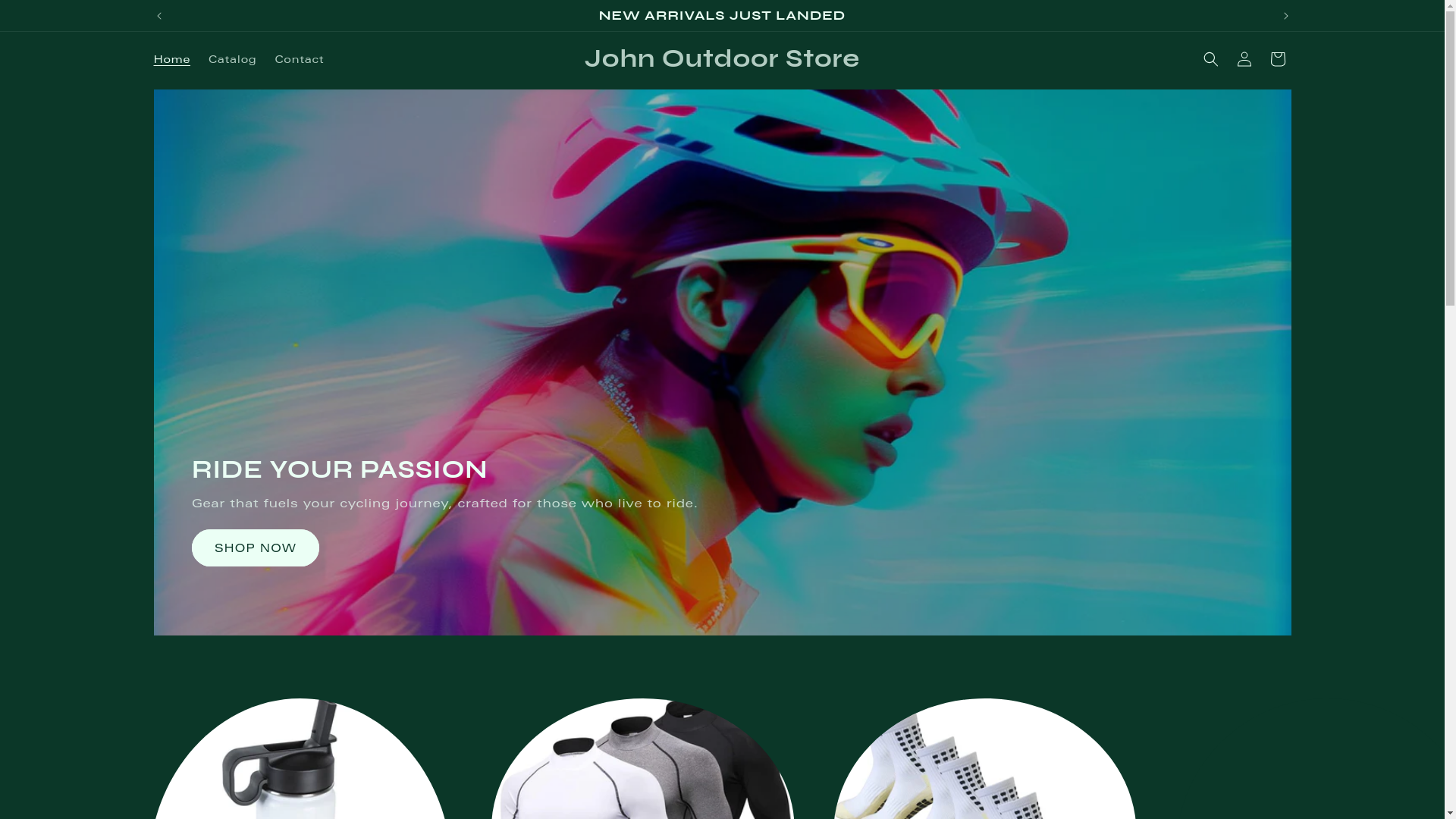 website screenshot of https://johnoutdoor.top/