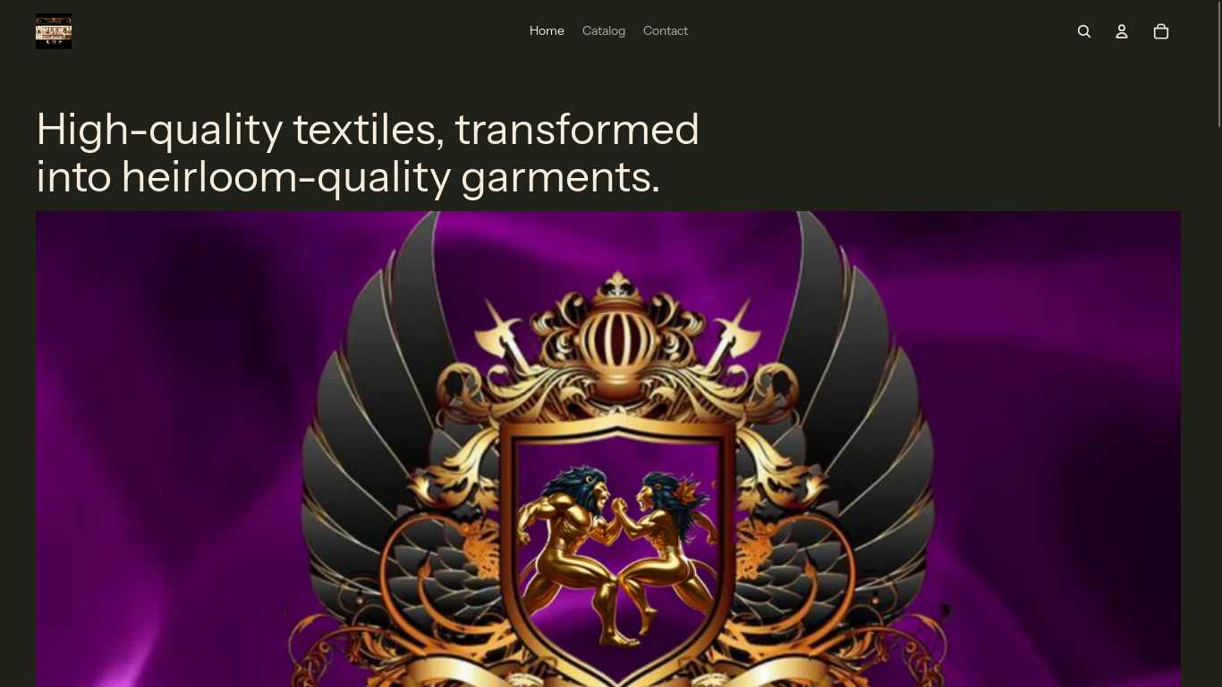website screenshot of https://royalempirepub.com/