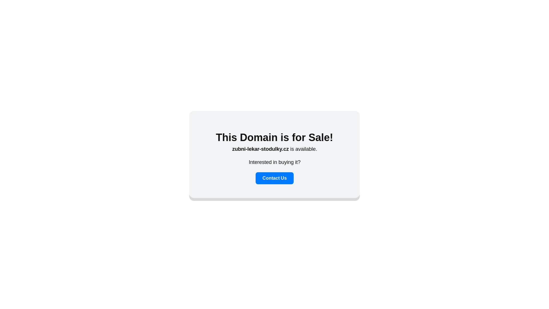 website screenshot of https://zubni-lekar-stodulky.cz/