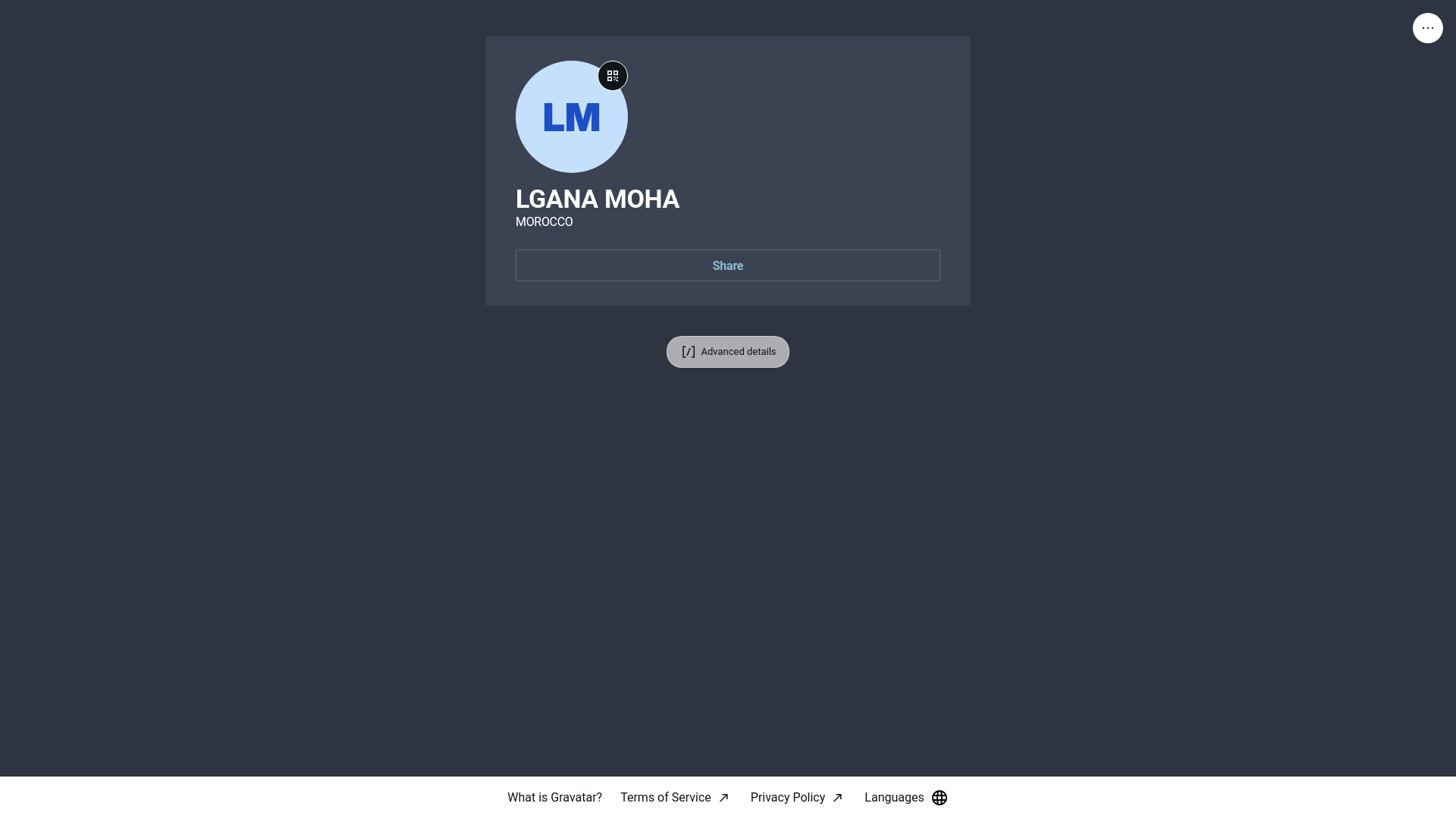 website screenshot of https://lgana.bio/