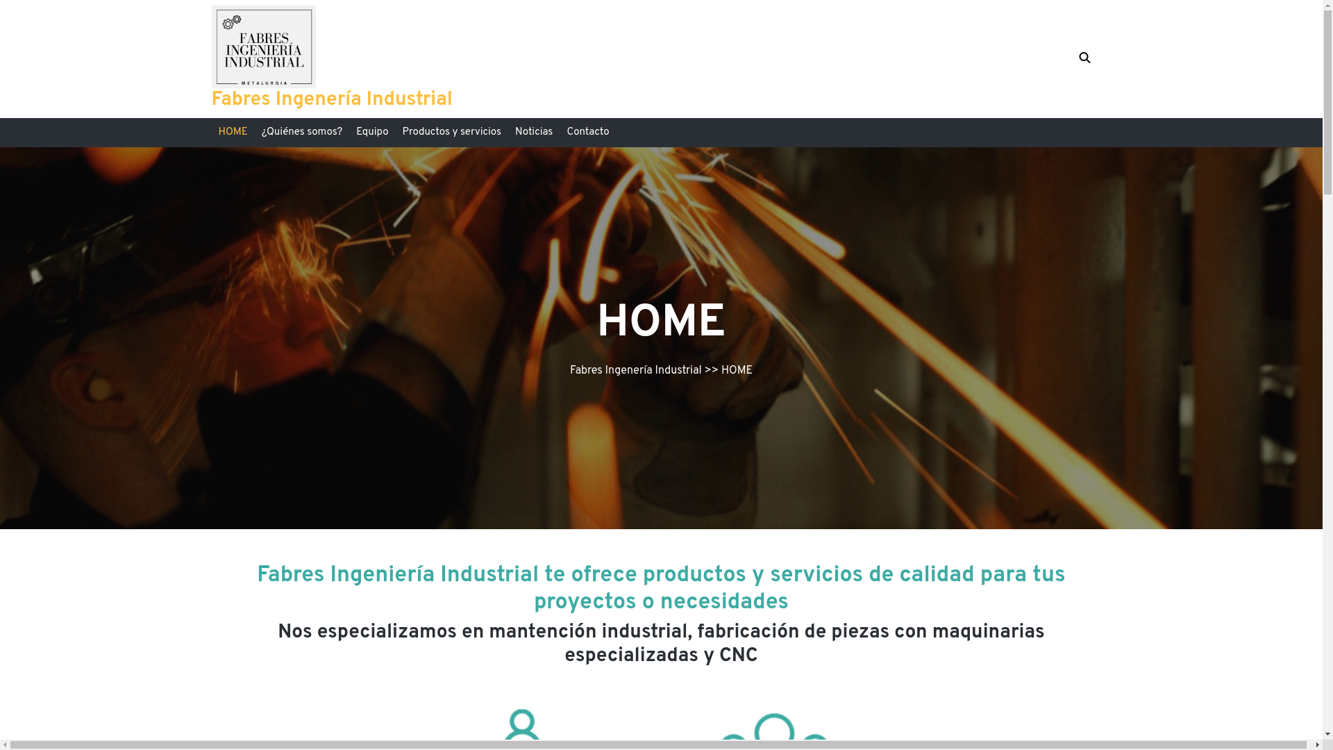 website screenshot of https://fabresingenieriaindustrial.com/