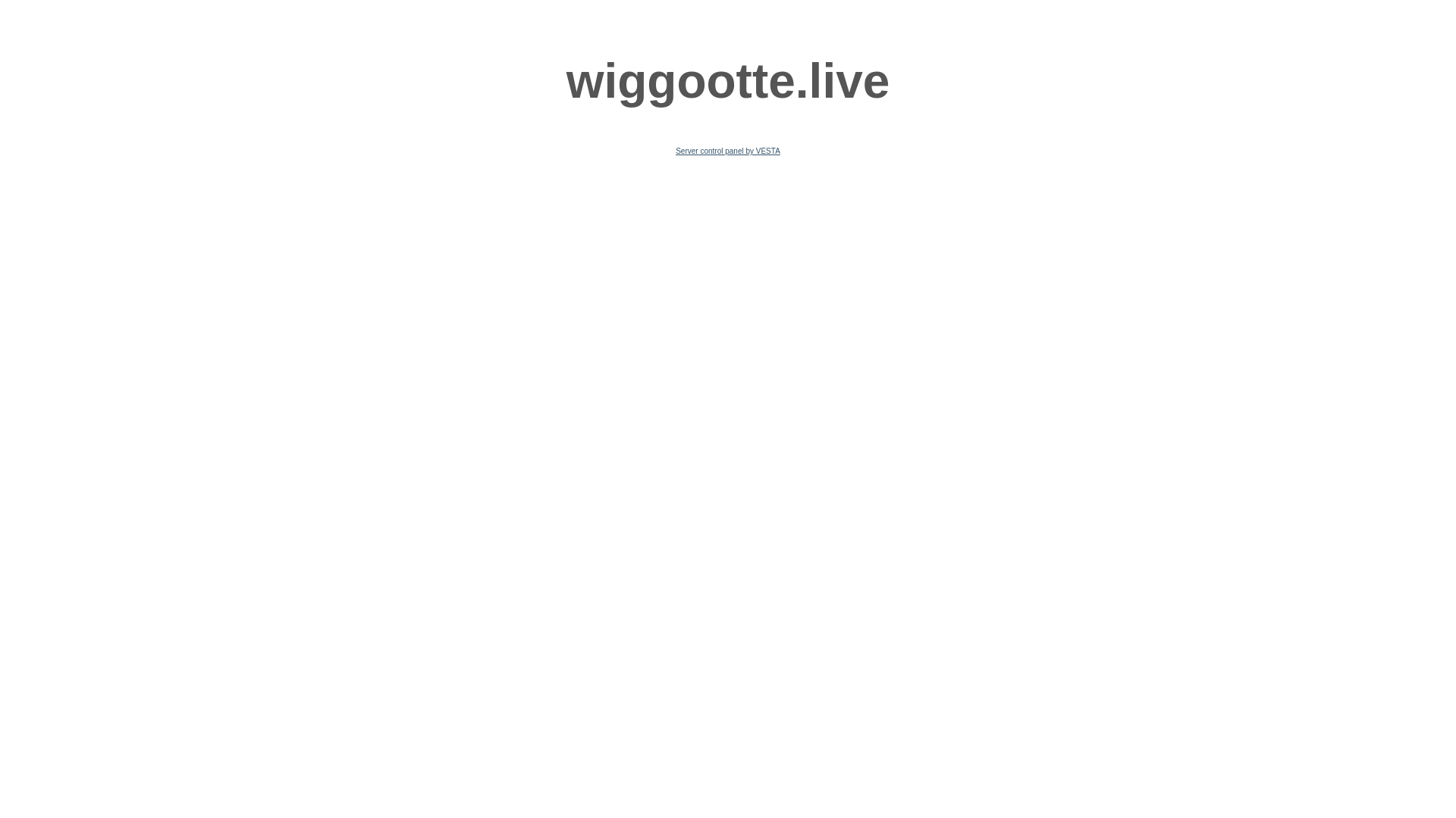 website screenshot of https://wiggootte.live/